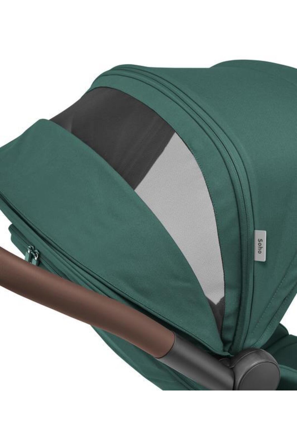 Maxi-cosi Soho-cabriofix I-size Ana Kucaklı Ultra Kompakt Seyahat Sistem Bebek Arabası Green 5