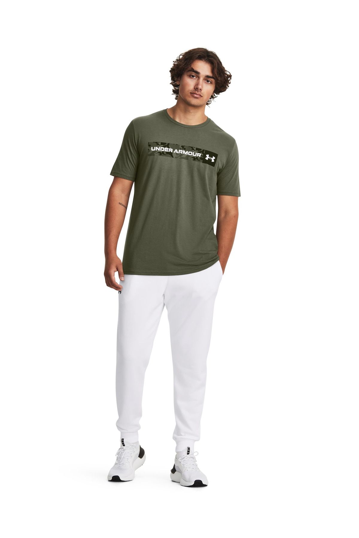 تی شرت سبز مردانه ، م خاکی Under Armour
