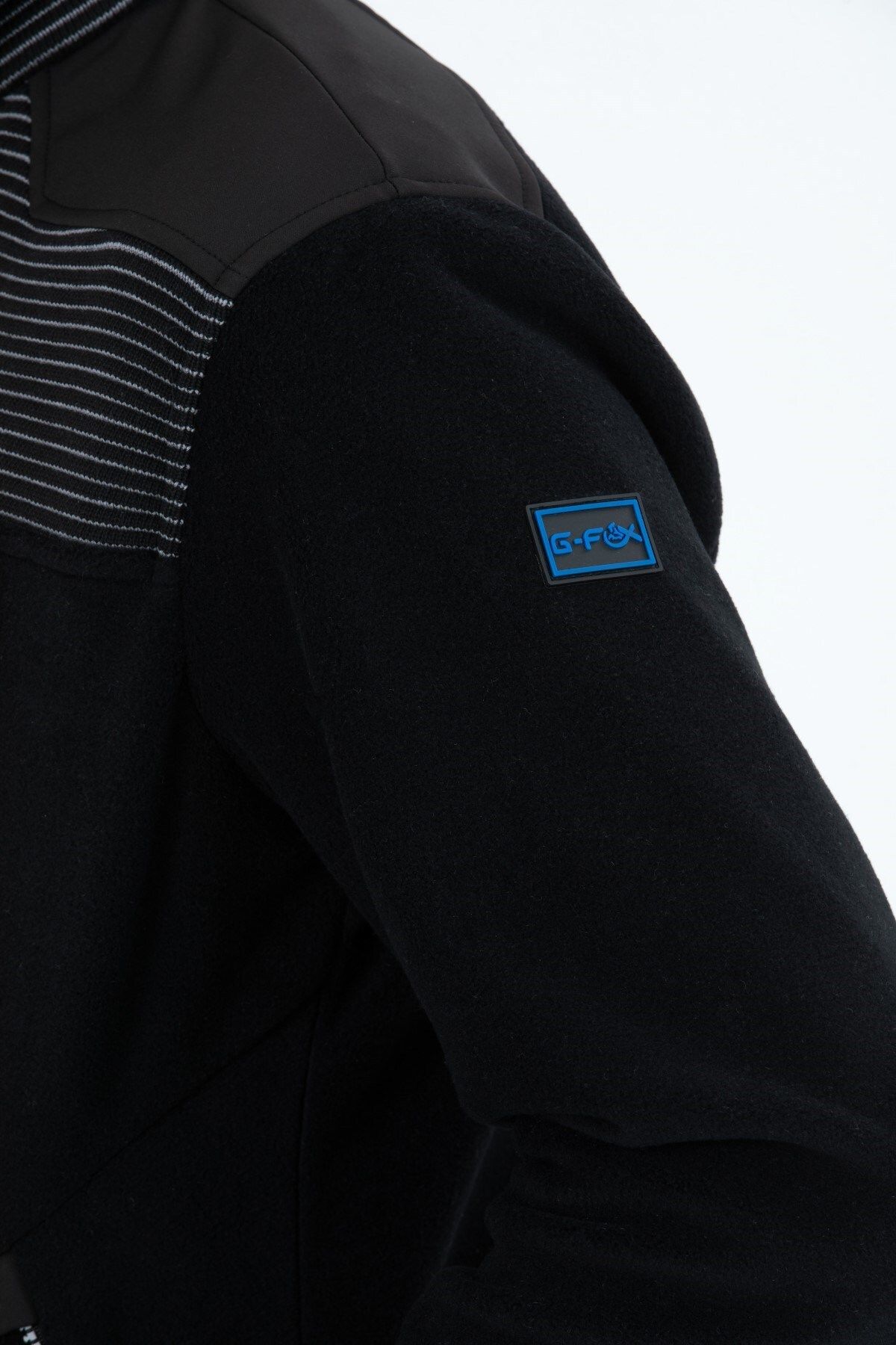 G-FOX-Men's Anti-pilling Anti-pilling Cold Resistant Full Zipper Stand Collar Sweatshirt Fleece Jacket 8