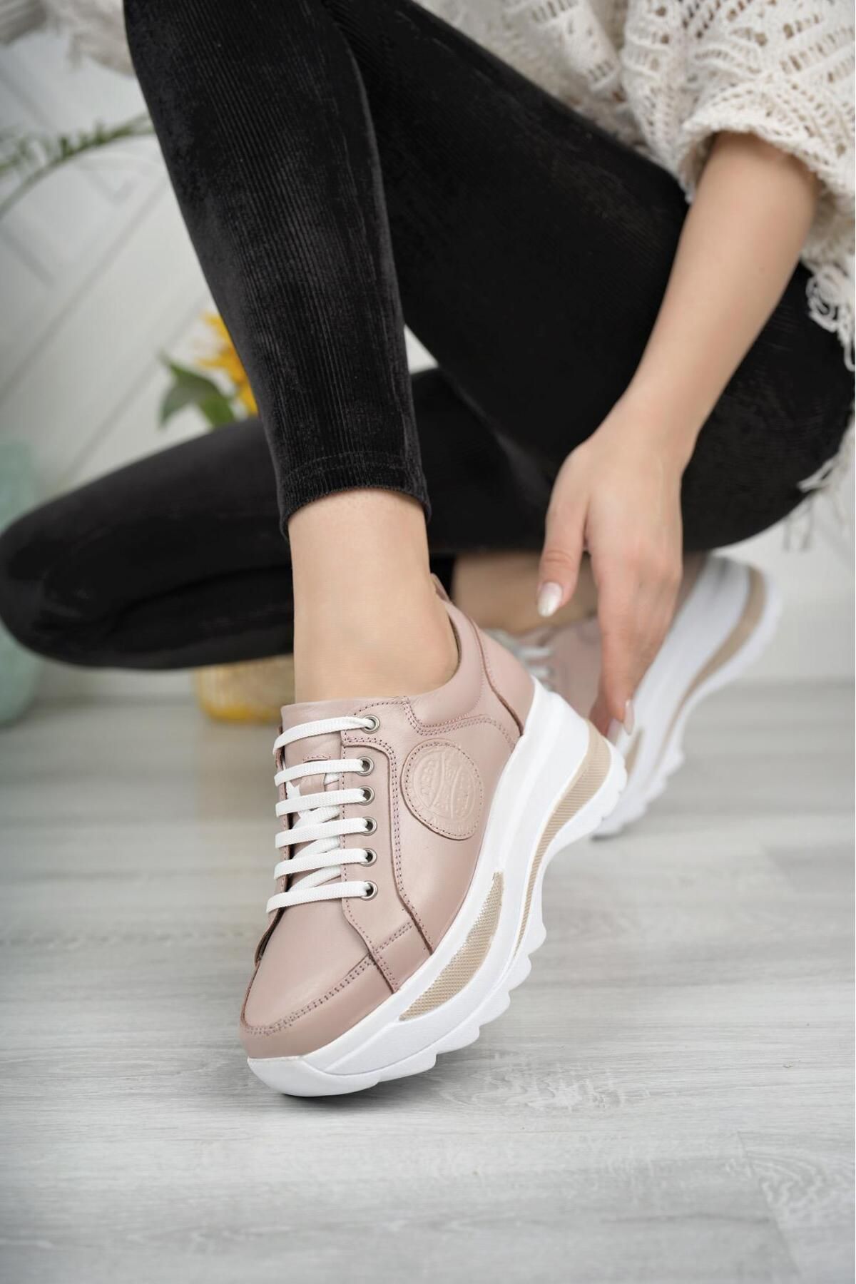 Diego Carlotti Hakiki Deri Kad n Gunluk Sneaker Ayakkab Dd2104 Fiyat Yorumlar Trendyol