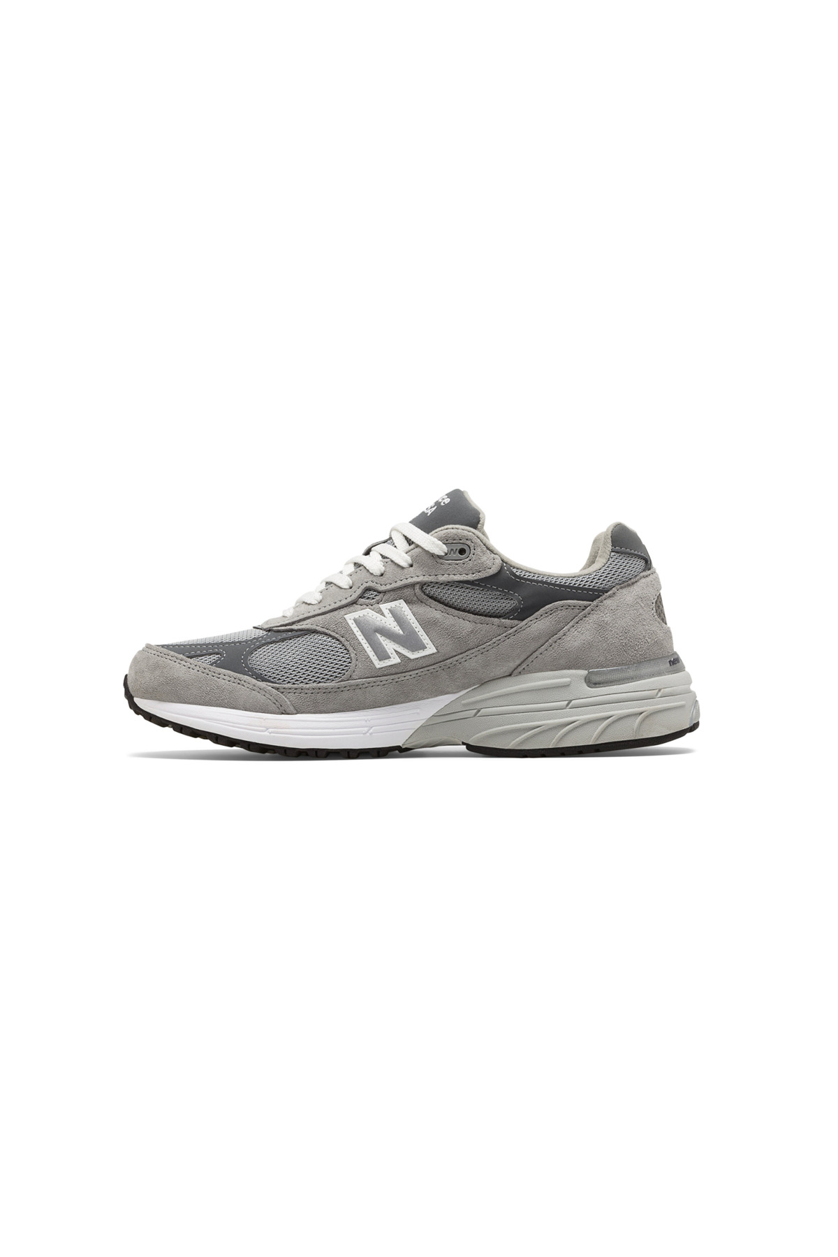 کفش اسنیکر نیو بالانس زنانه چرم خاکستری بیسیک راسته      Classical/کلاسیک | New Balance WR993GL US - تصویر 2