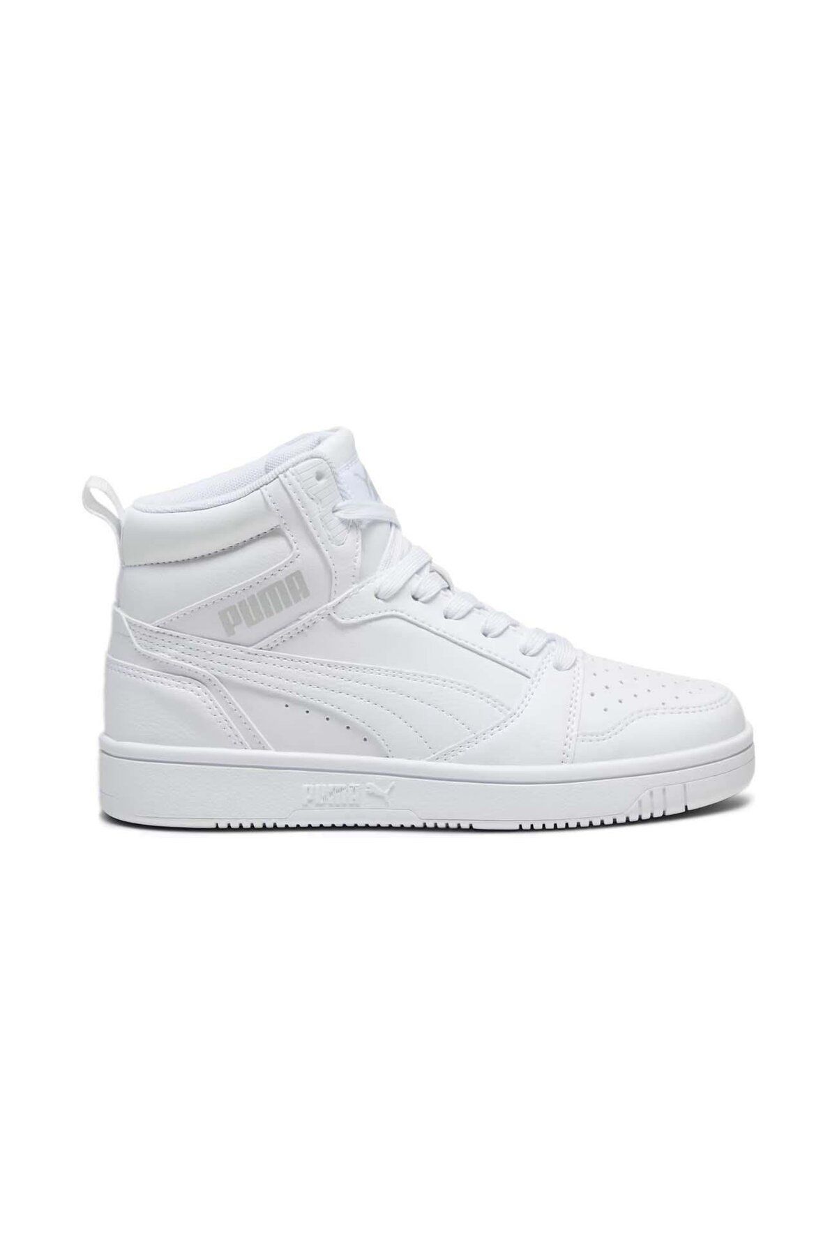 اسنیکر سفید مردانه و زنانه rebound v6 mid jr کفش ورزشی روزانه Puma