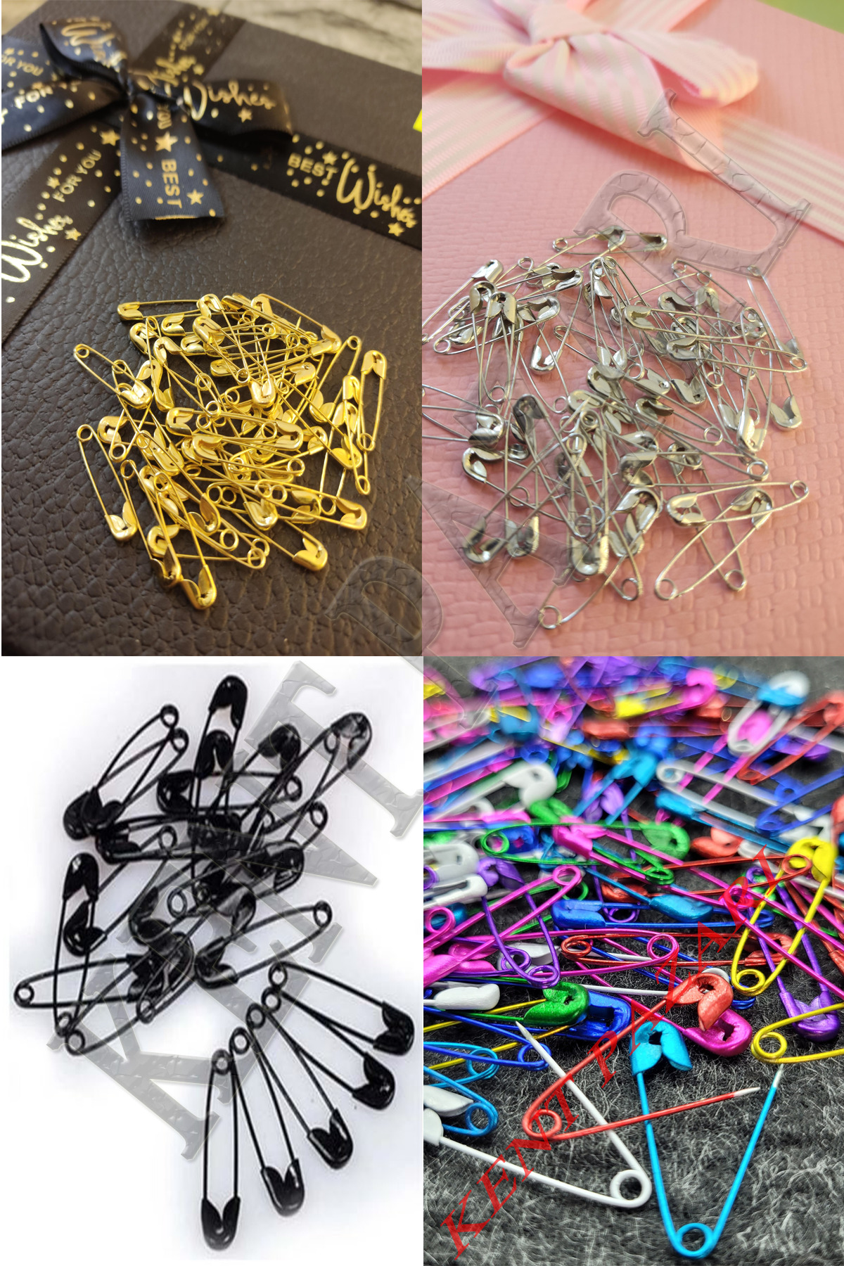 Mini Fork Needle Set – 400 Pieces | 2 Cm | Mixed Color Hooked Needles | Practical And Durable