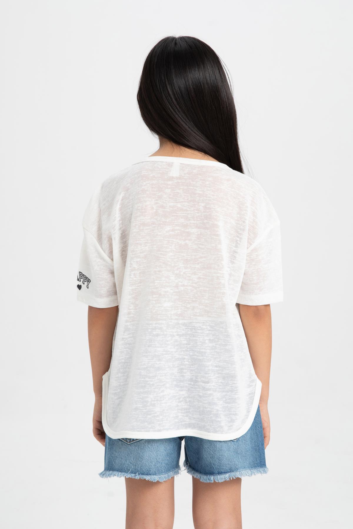 تی شرت دخترانه دفاکتو | C4606A824SM Defacto - Image 7