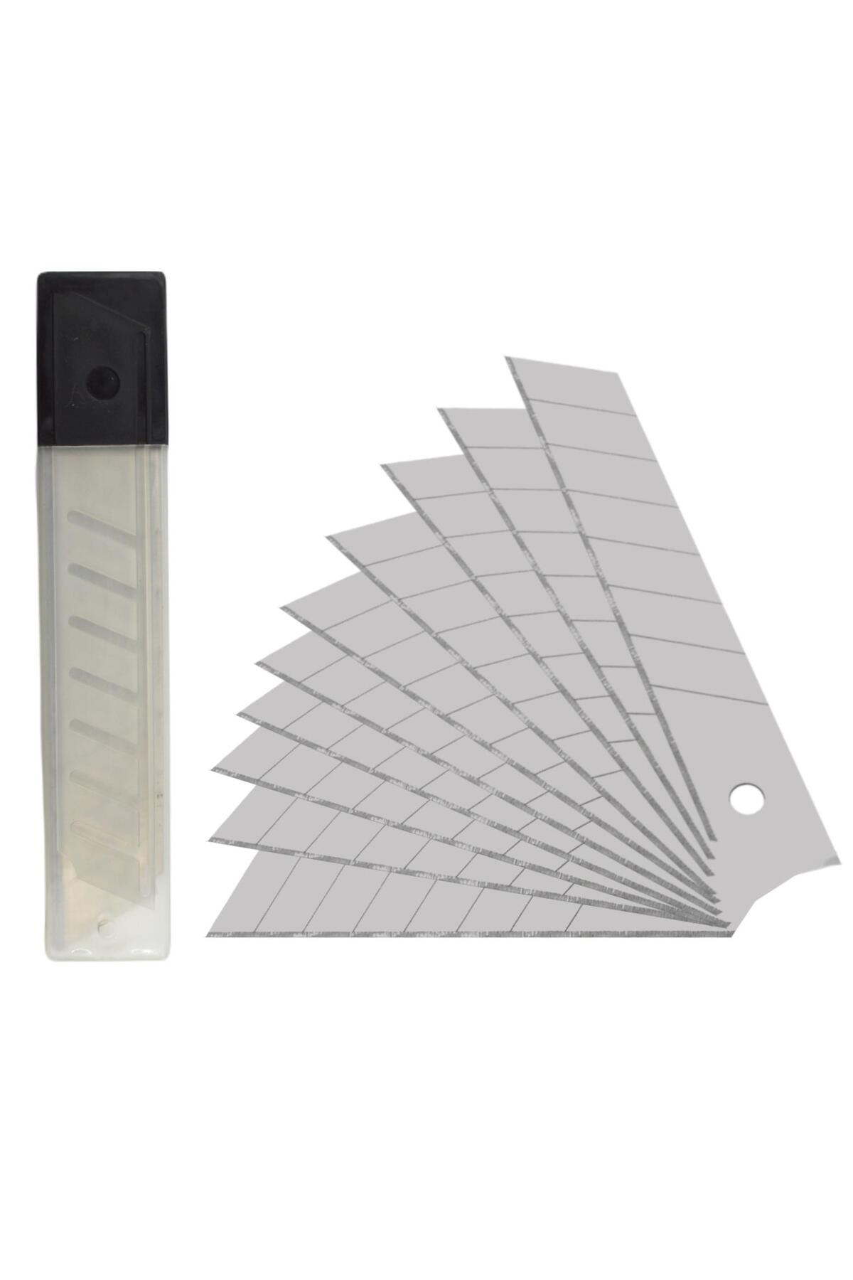 Genel Markalar Baytaş Geniş Maket Bıçağı Yedeği 18 mm 10 lu 1 Tüp (MK1550)