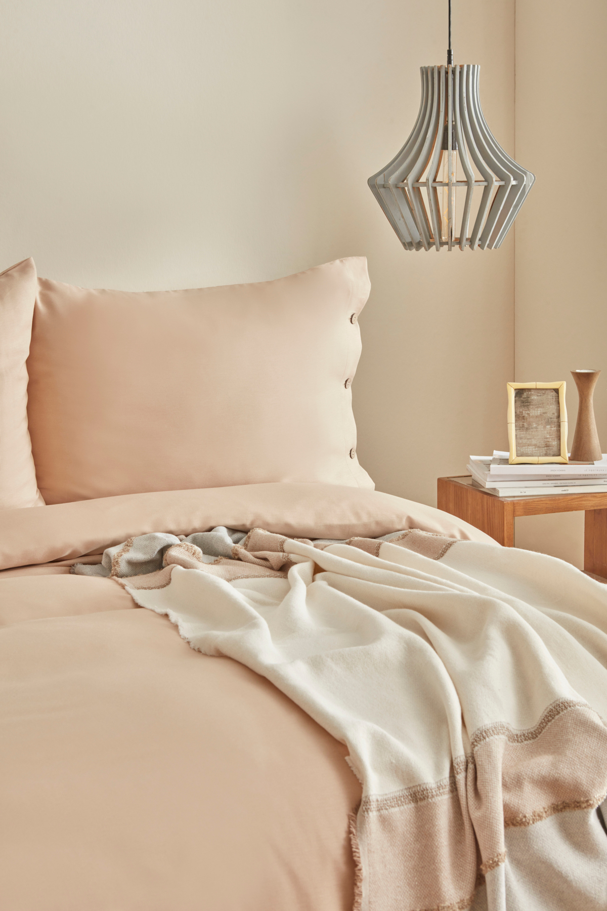 سرویس روتختی  بژ کاراجا هومKaraca Home | 200.22.05.0215 اورجینال - تصویر 3