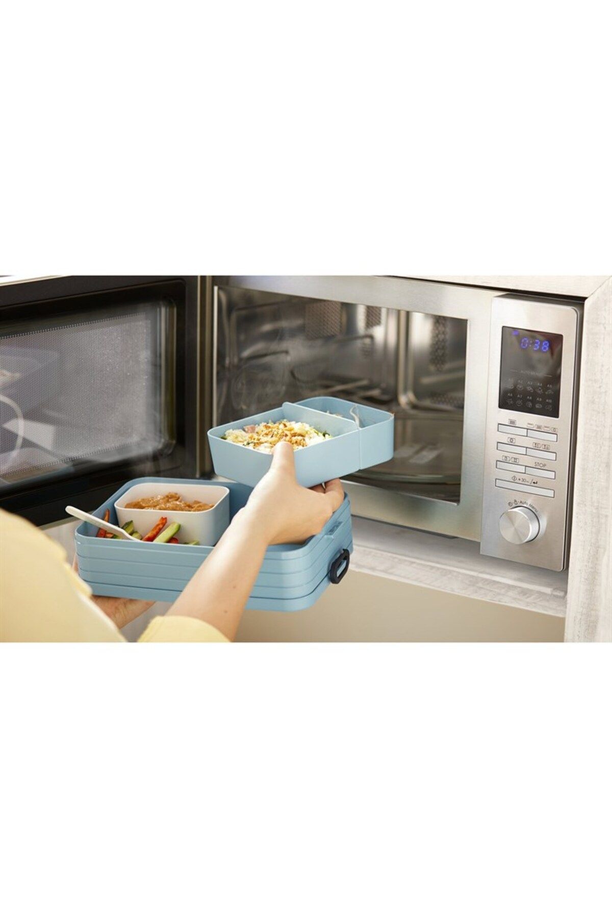 Mepal-Bento Lunch Box Take A Break Large Compartment Portable Food Container 1500 ml 2