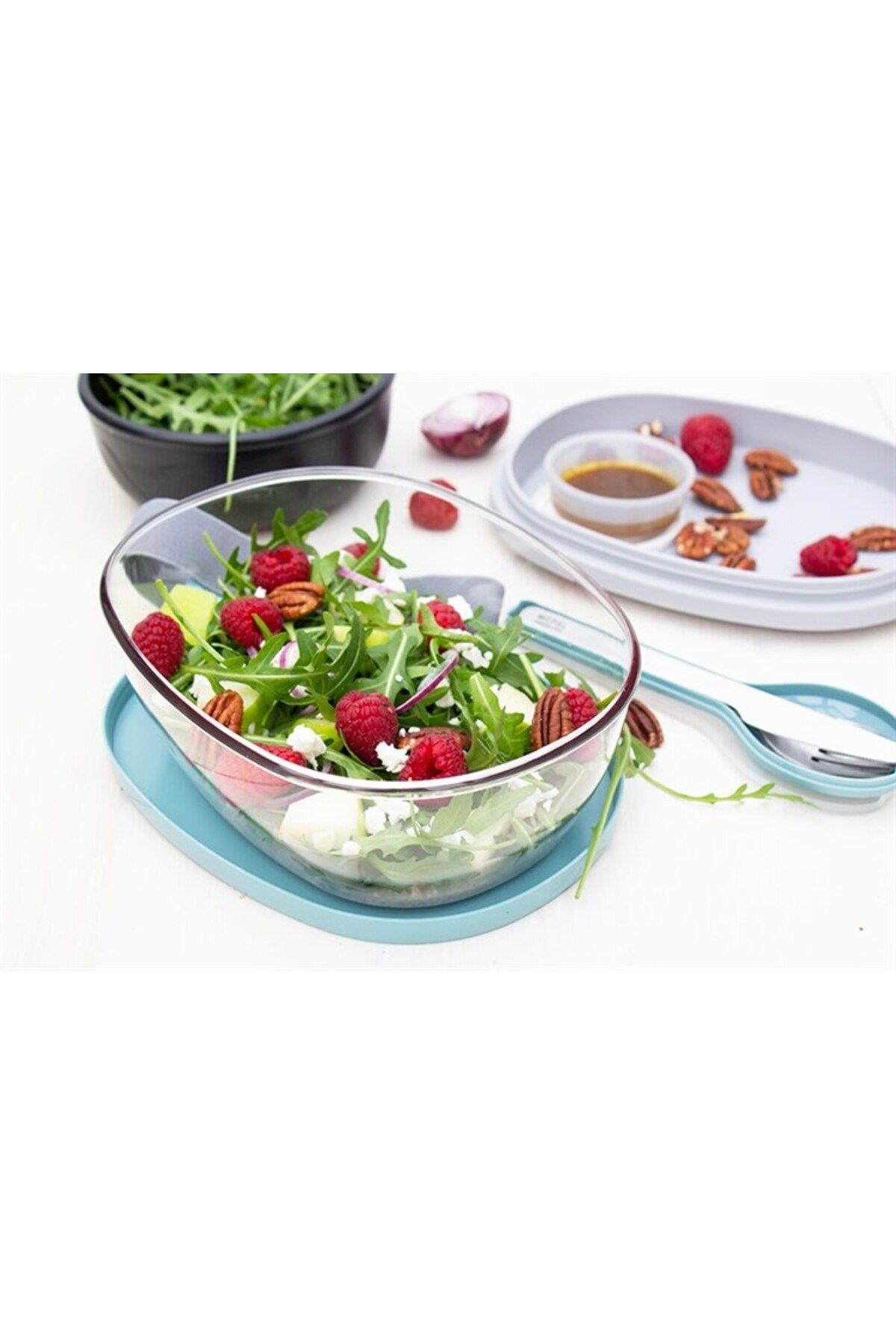 Mepal-Salad Box Ellipse Salad Container 1300 ml 4