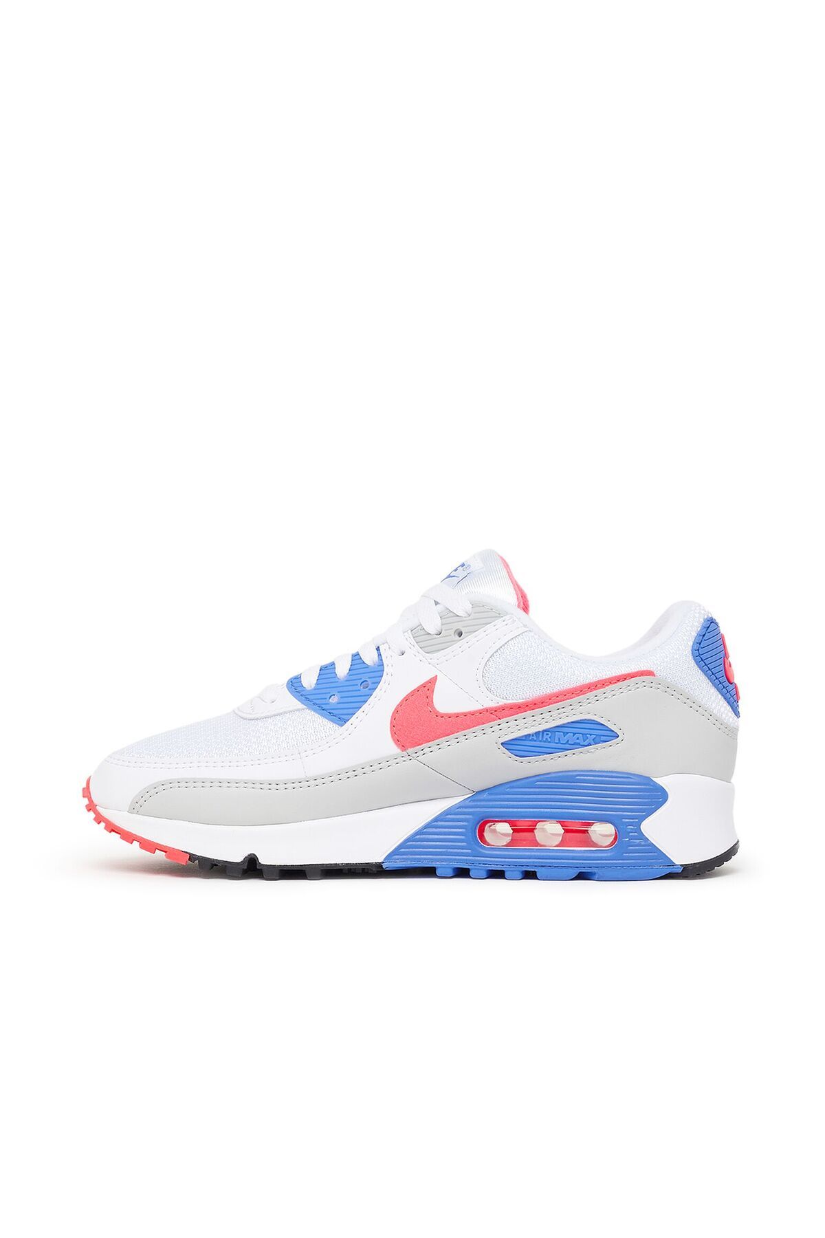 کفش دو و تمرین سفید زنانه AIR MAX 90 مرجان داغ قالب باریک Nike