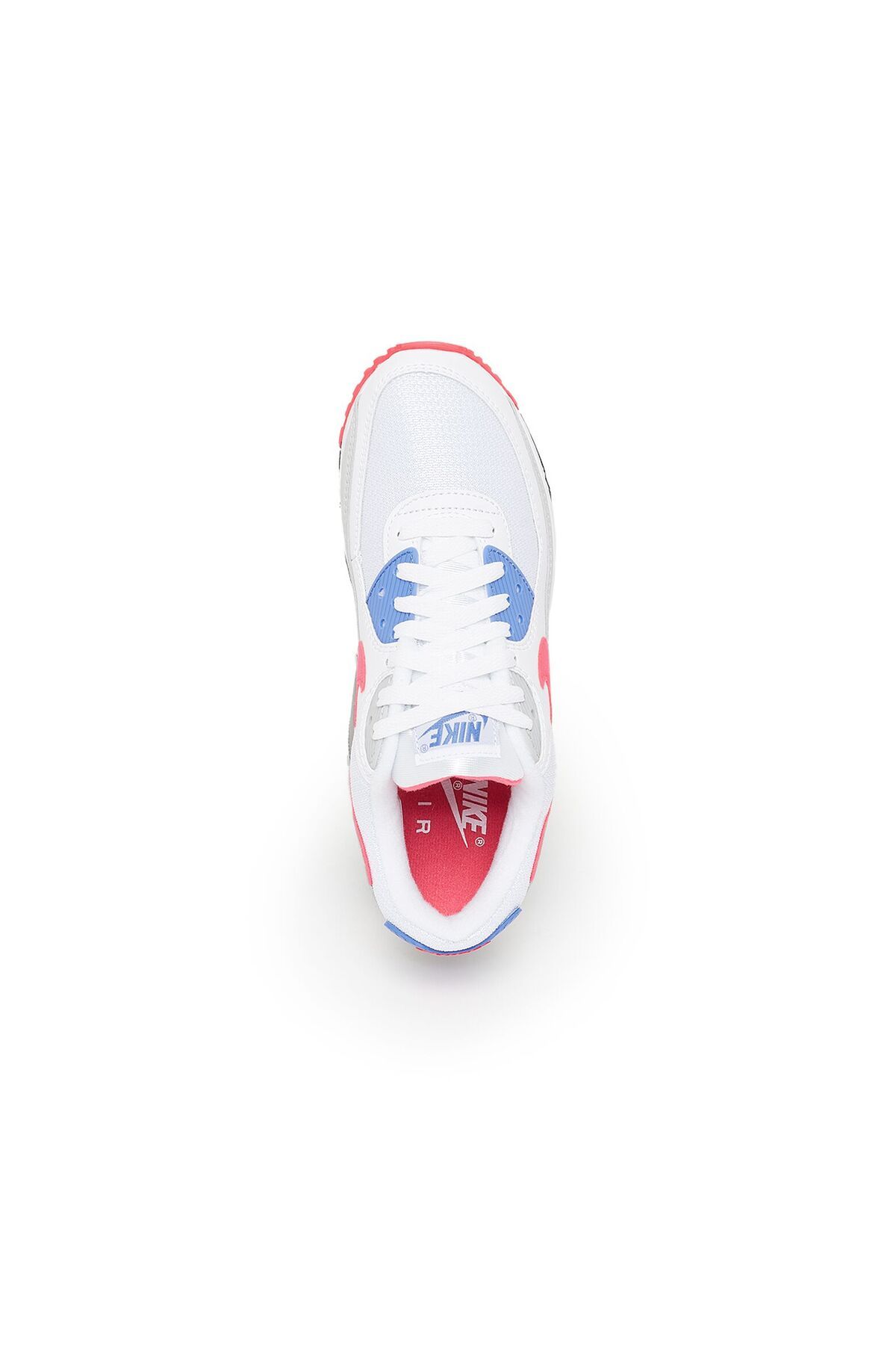 کفش دو و تمرین سفید زنانه AIR MAX 90 مرجان داغ قالب باریک Nike