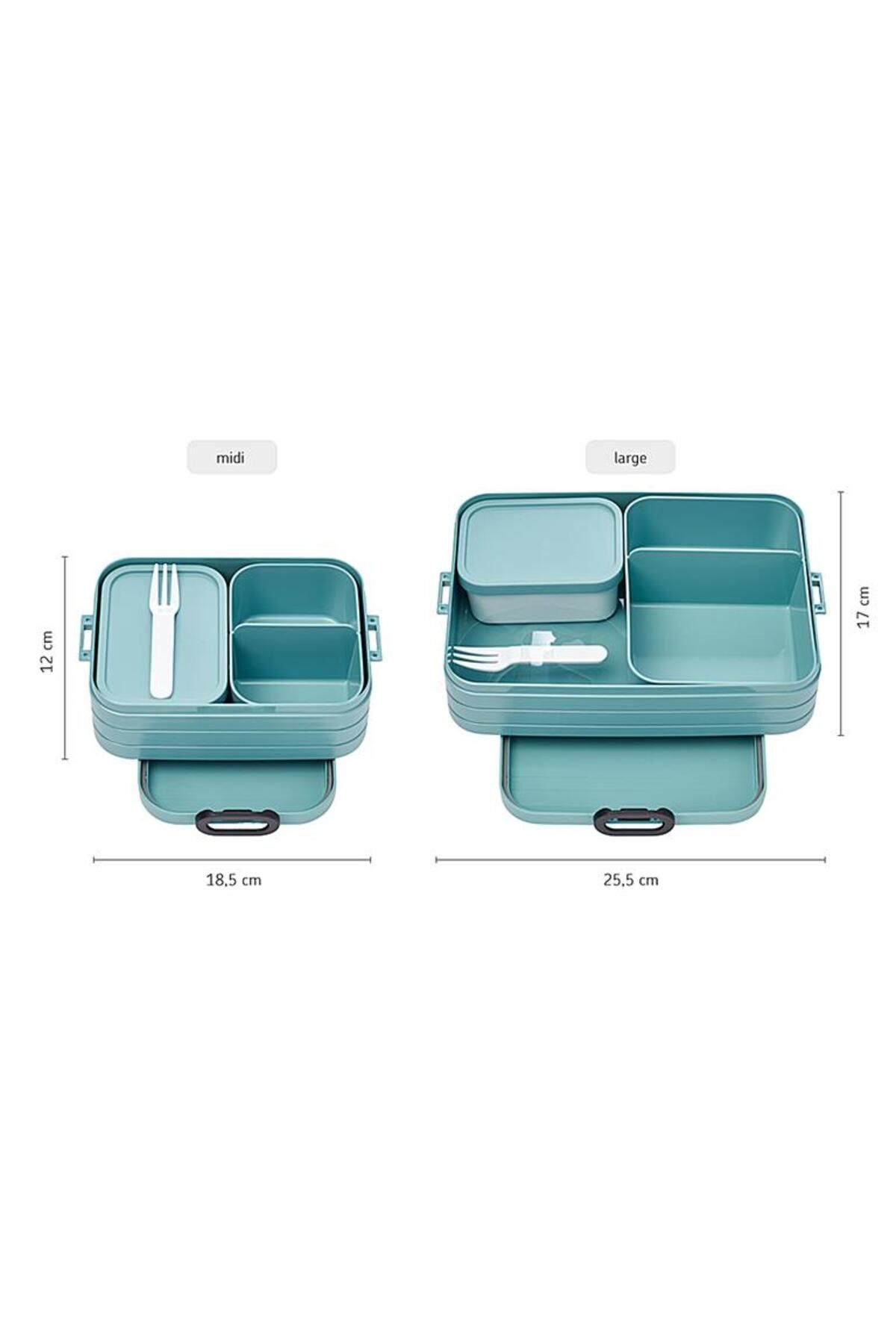 Mepal-Bento Lunch Box Take A Break Large Compartment Portable Food Container 1500 ml 4