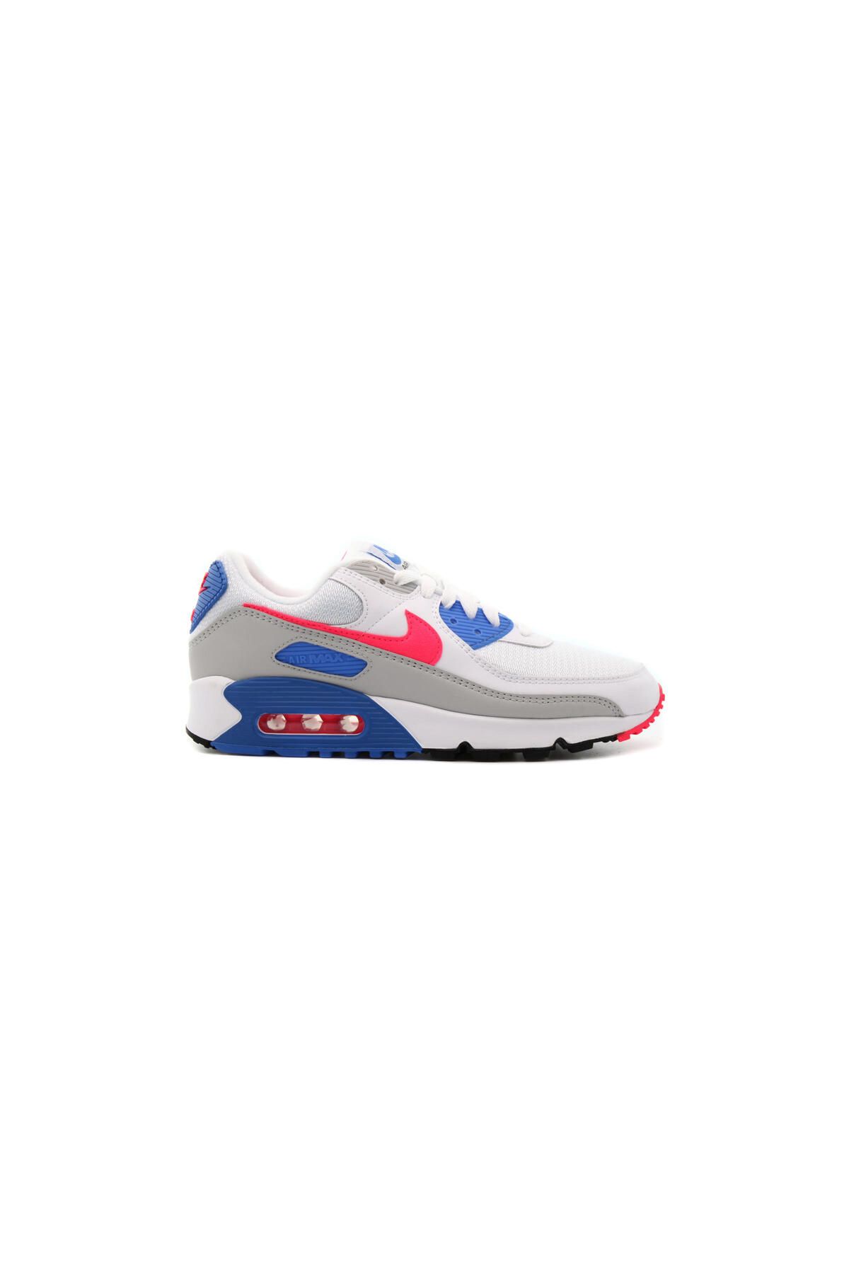 کفش دو و تمرین سفید زنانه AIR MAX 90 مرجان داغ قالب باریک Nike