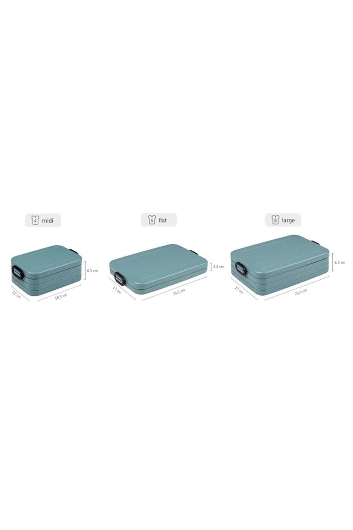 Mepal-Lunch Box Take A Break Large Portable Food Container 1500 ml 3
