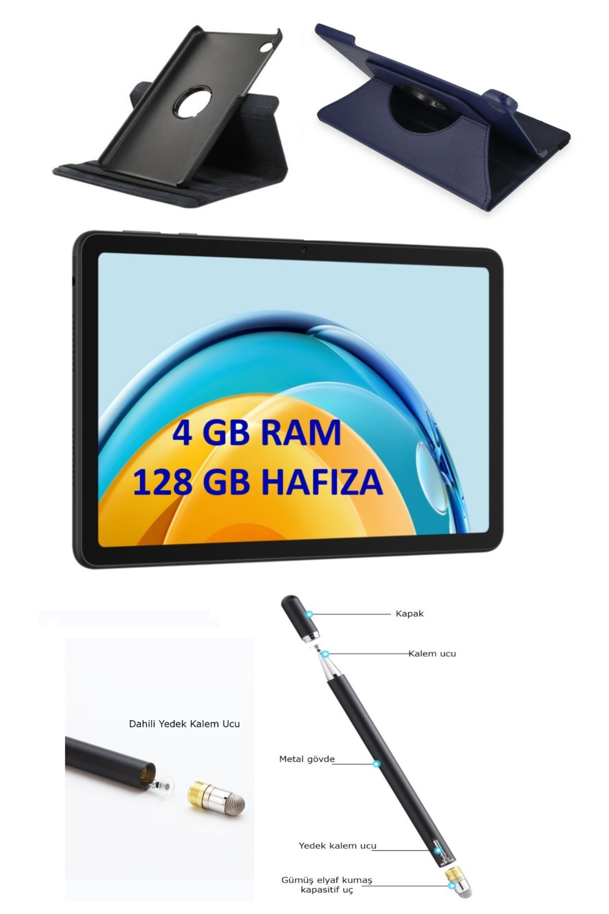 Huawei MATEPAD SE 4/128 GB TABLET MOT ACSESUAR 360 KILIF + KALEM