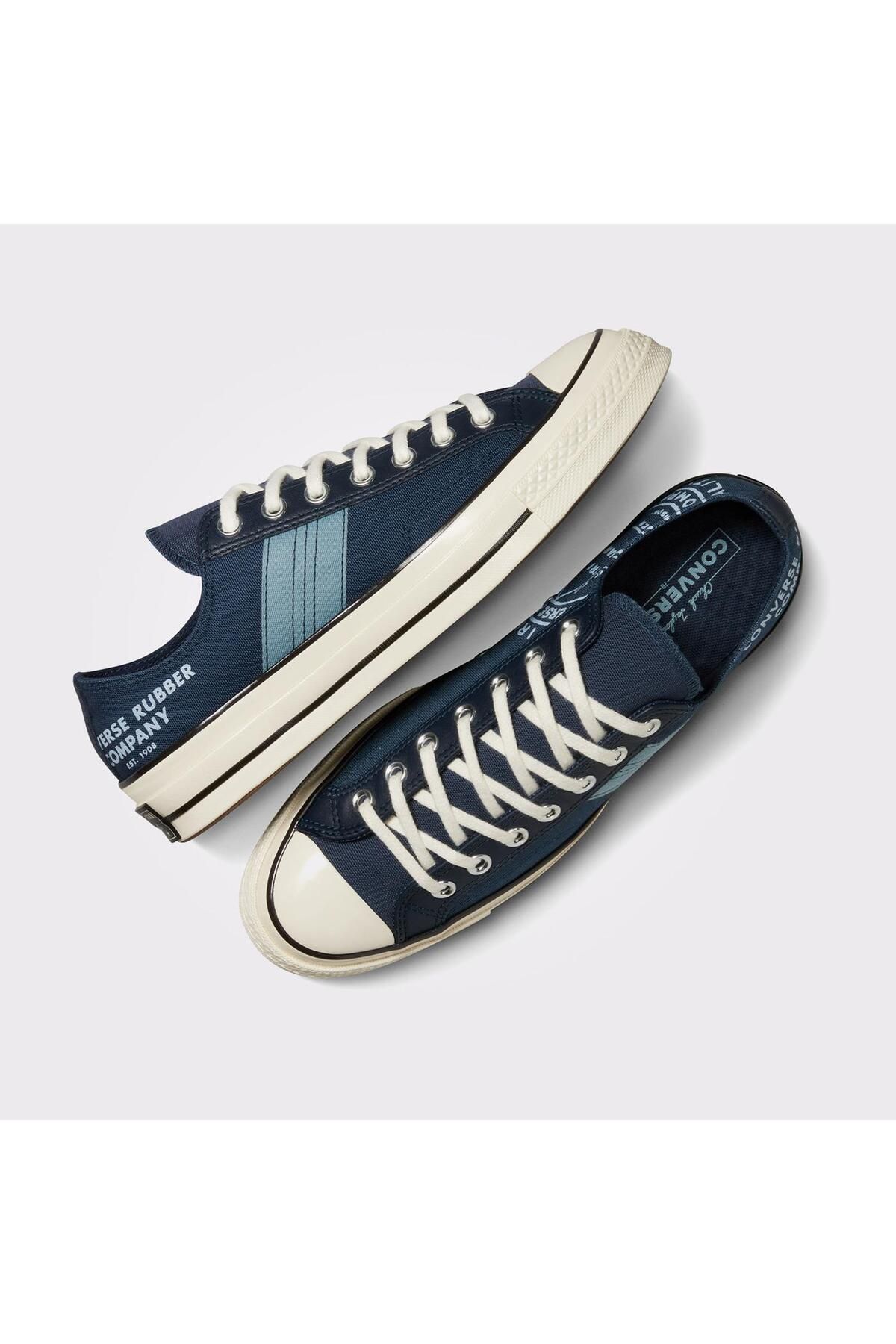 Converse Chuck 70 Leather Overlay Low Converse Rubber Company Kad n Ayakkab