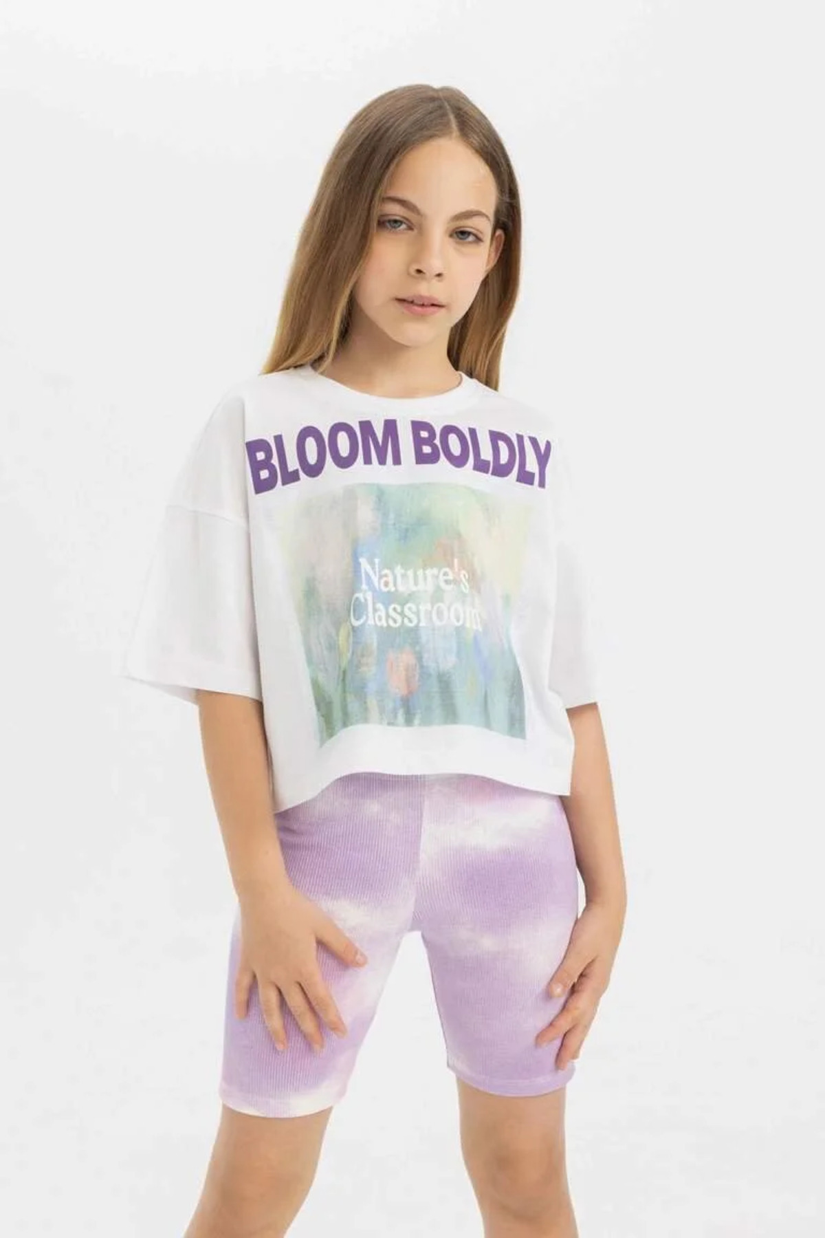 تی شرت دخترانه دفاکتو | C9782A8WT34-MM Defacto - Image 3