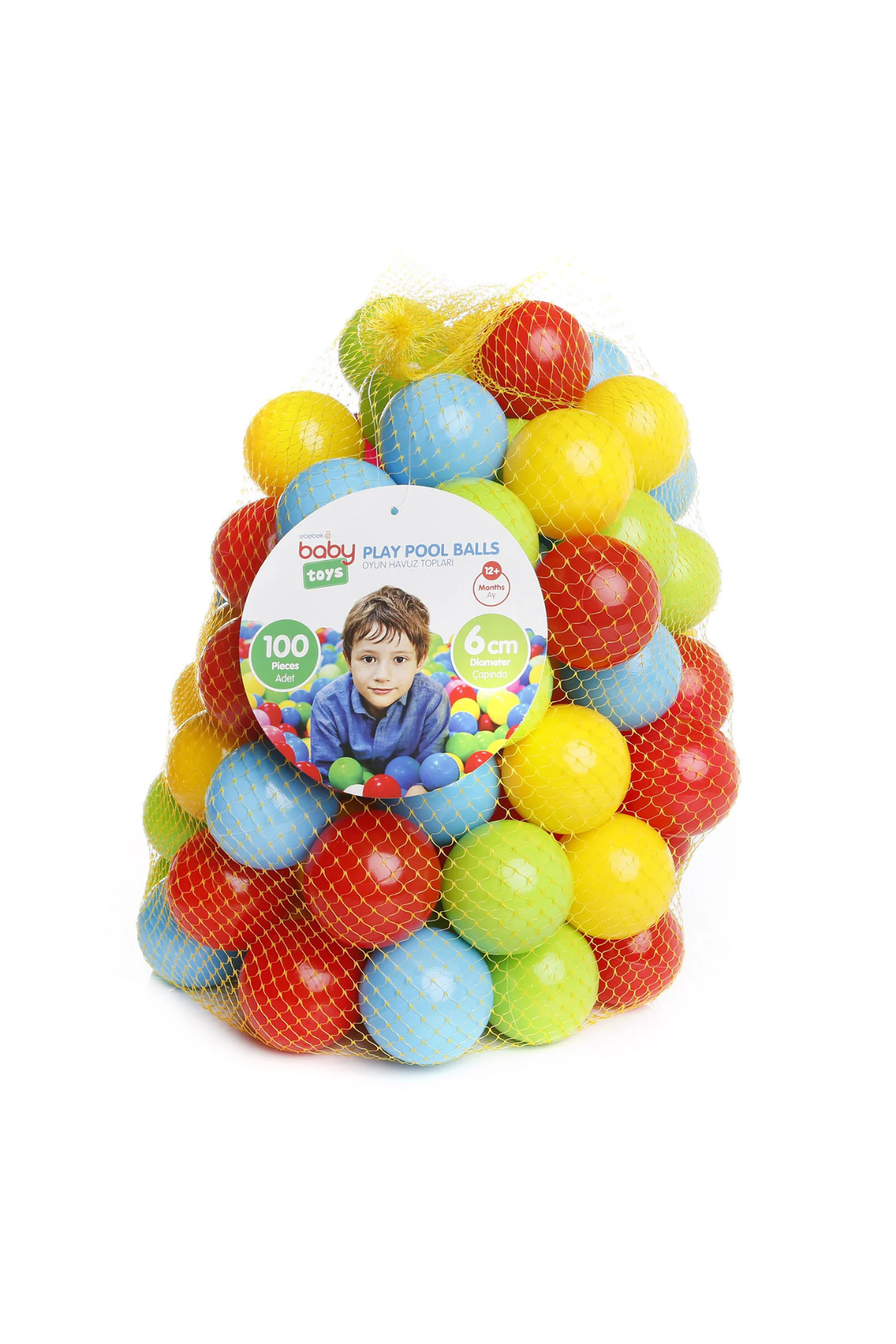baby toys Bebek Oyun Havuzu Topları 100'lü 6 cm / Oyun Havuzu Topu fotoğrafı 2 (önizleme)