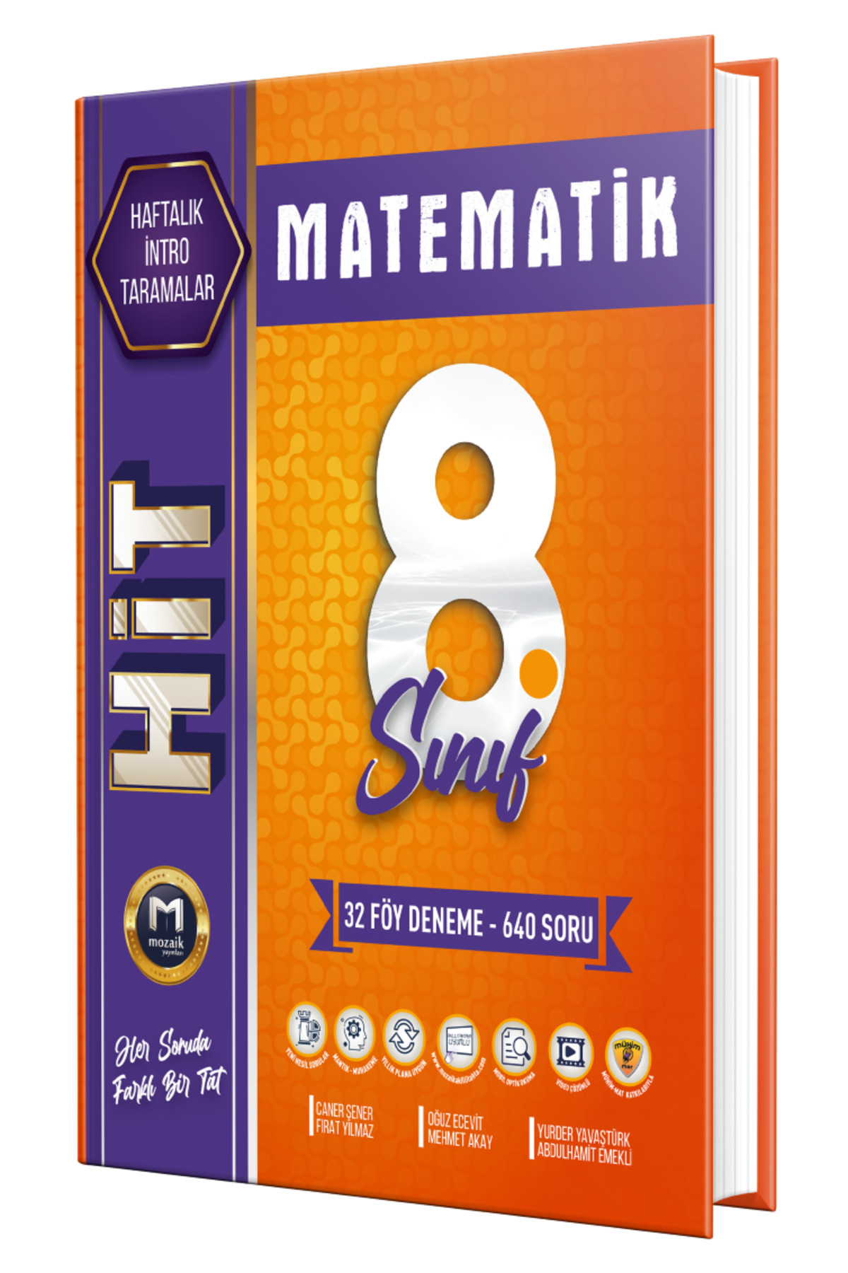 Mozaik Yayınları Mozaik 8. Sınıf Matematik HİT 32 Föy Deneme 640
