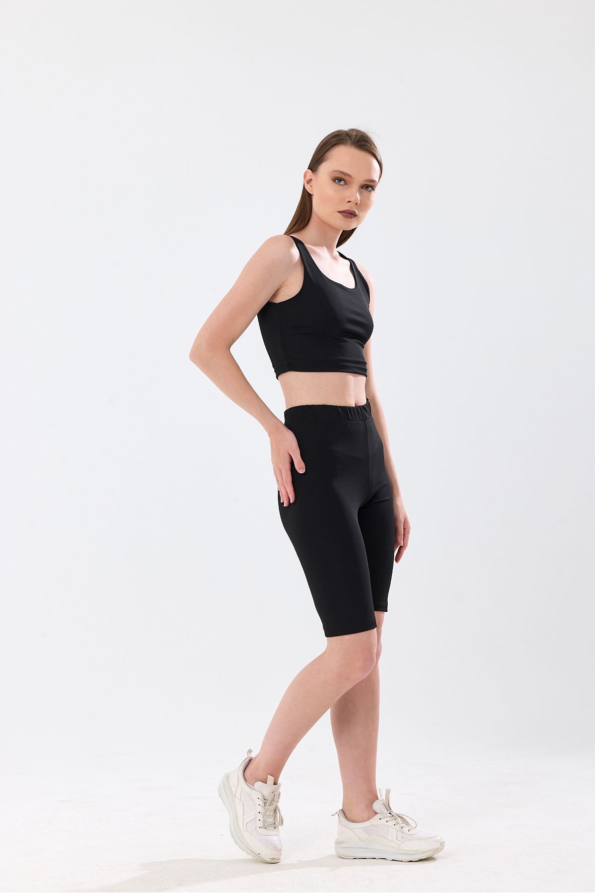 taille élastique tissu de plongée récupération cycliste short biker sports leggings