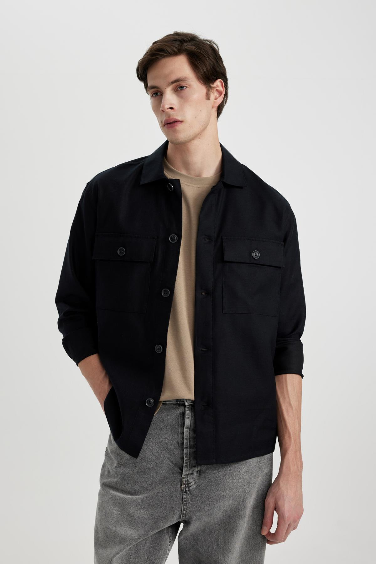 پیراهن مردانه دفاکتو | B3903AX24SP Defacto - Image 4