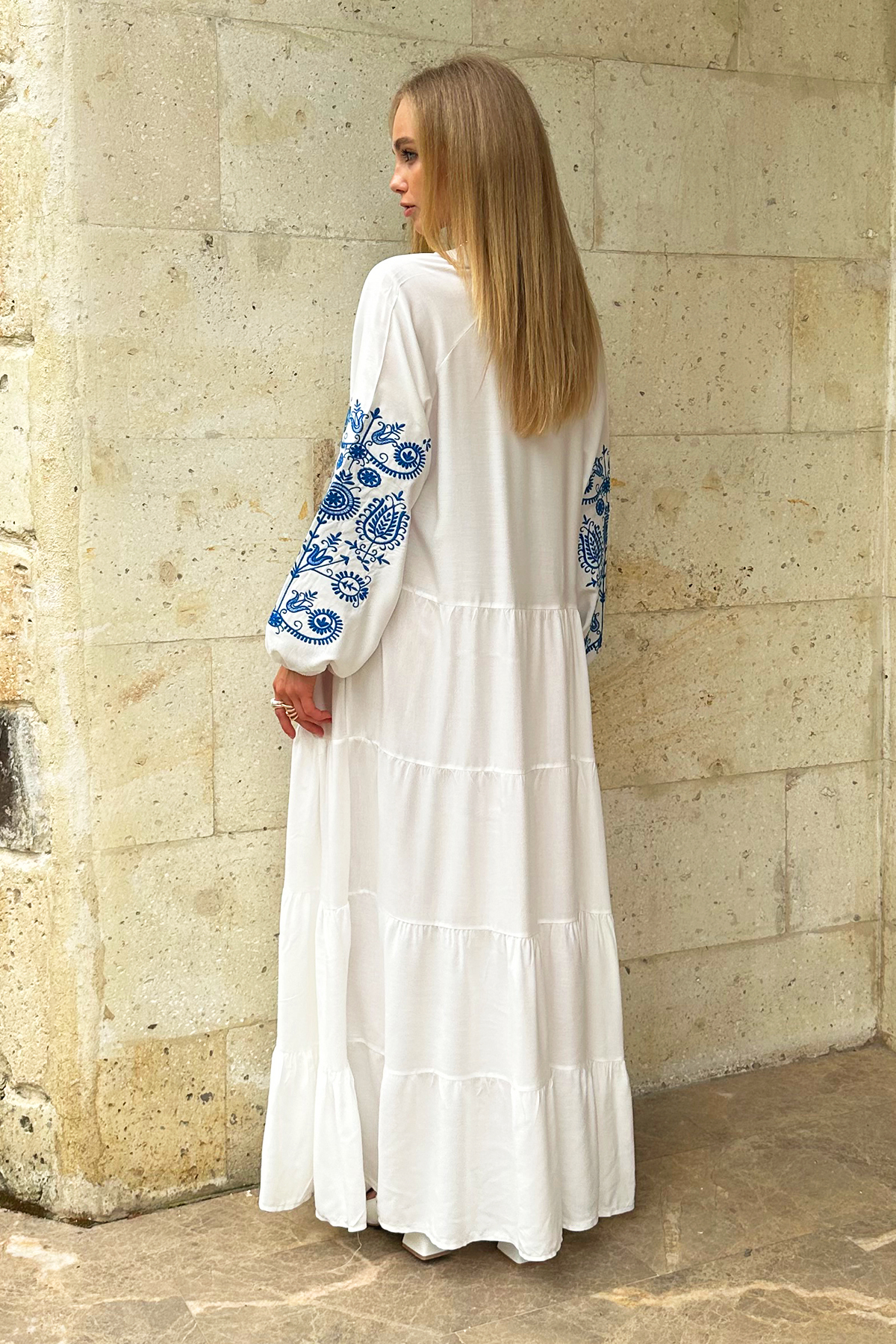 لباس زنانه آلاچاتی | ALC-X12188 Trend Alaçatı Stili - Image 5