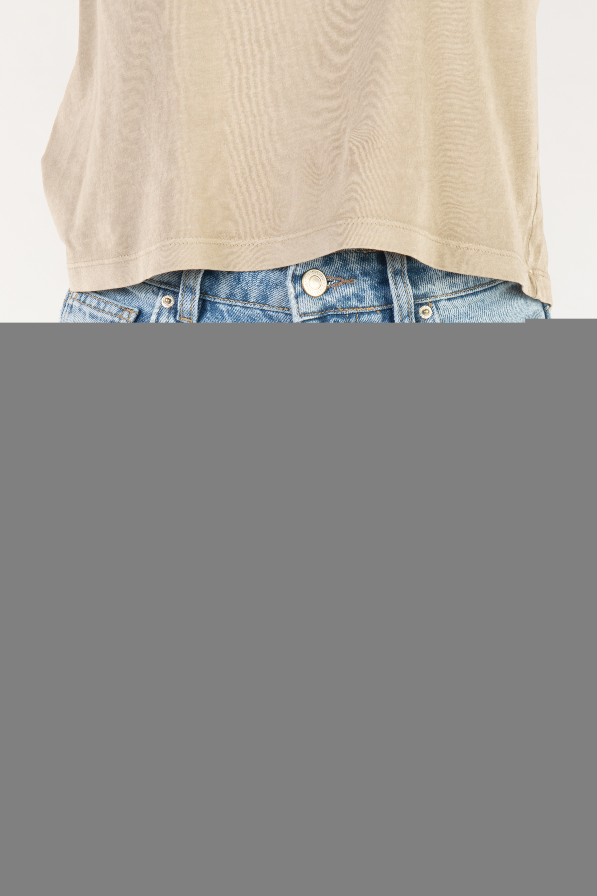 Novita  Kadın Orta Mavi Mom Jeans NOV24JE0001 - Görsel 5