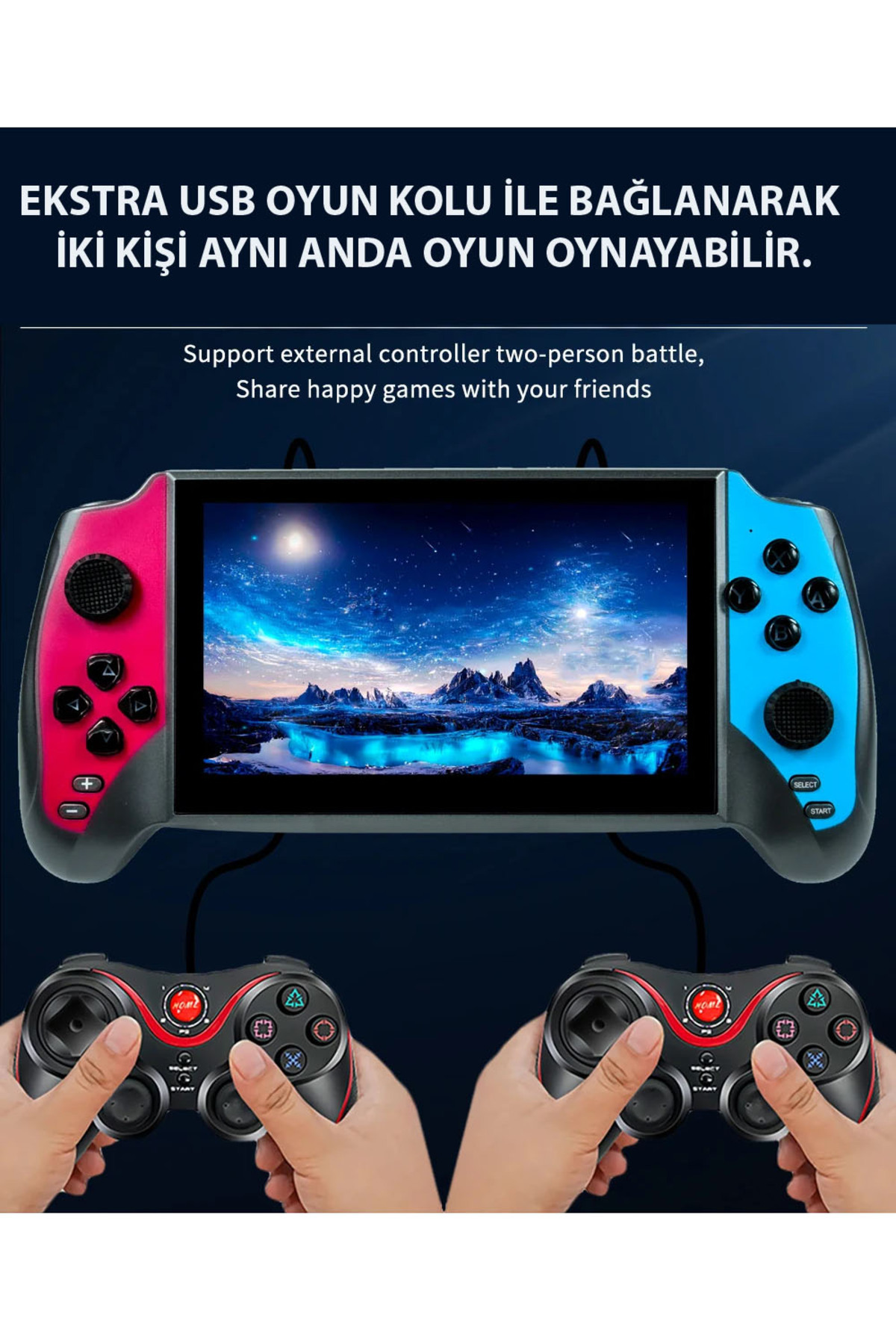 Blackhawk Black Hawk X13 5.5inç LCD HD Ekran TV Out 2000+ Oyunlu