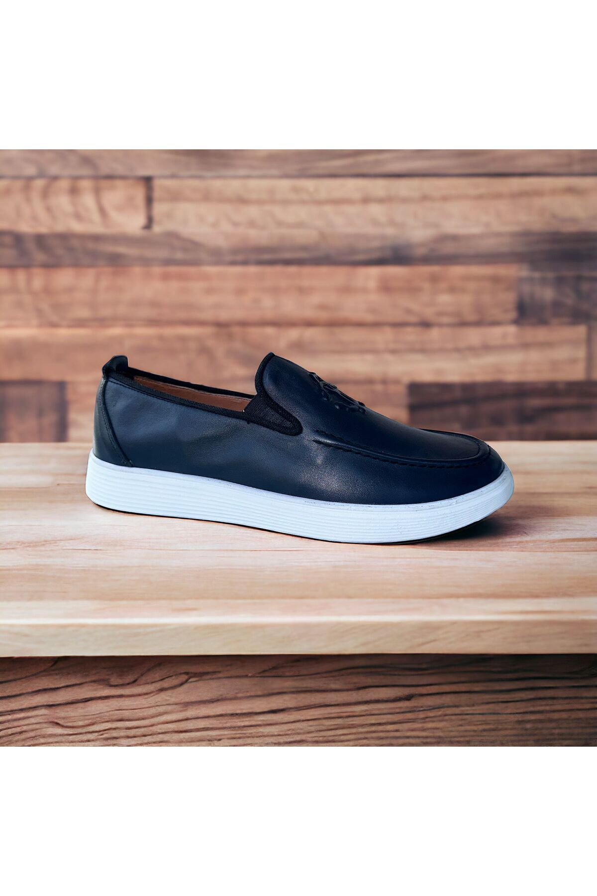 کفش های کلاسیک مردانه چرم اصلی کت بازو توری بدون بخیه روزانه لواف چرمی BESS SHOES