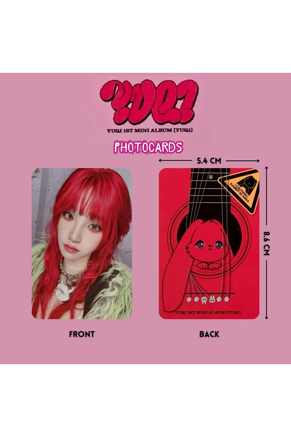 Kpop Dünyasi (G)I-DLE YUQI '' Yuq1 1st Mini Album'' Rabbit Ver