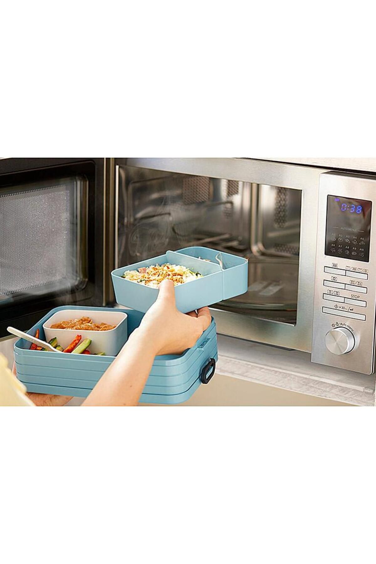 Mepal-Bento Lunch Box Take A Break Large Compartment Portable Food Container 1500 ml 2
