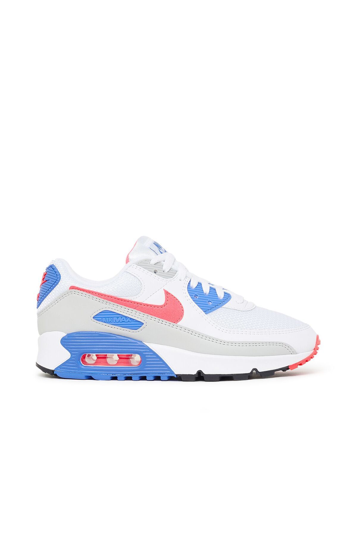 کفش دو و تمرین سفید زنانه AIR MAX 90 مرجان داغ قالب باریک Nike