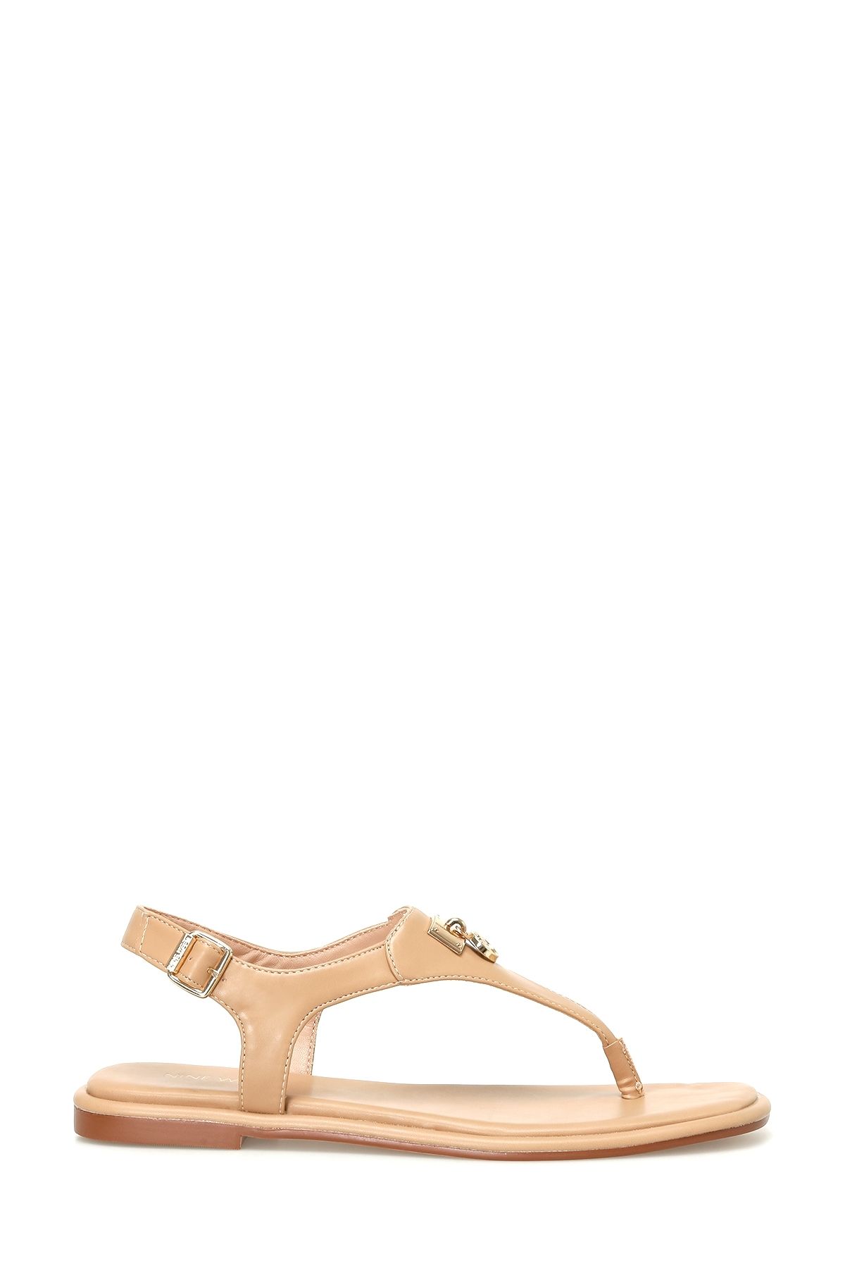 صندل تخت زنانه کرم WOLLO 4FX Nine West