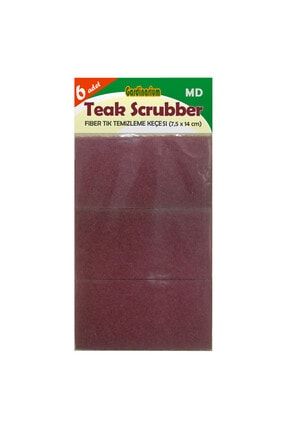 Teak Scrubber / Md (tik Temizleme Pedi) 6'lı Paket TKSC-M
