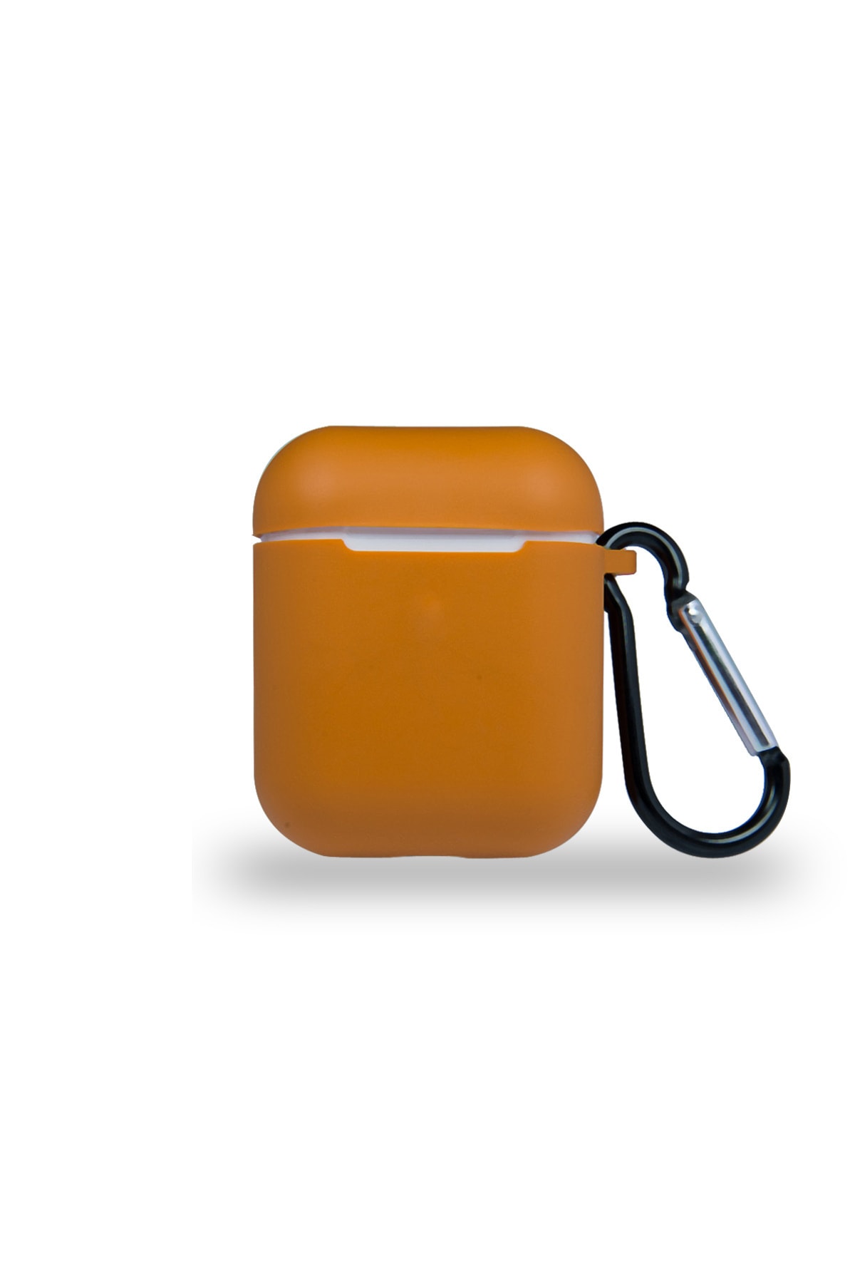 Apple Airpods Renkli ve Askılı Silikon Kılıf - Kavuniçi