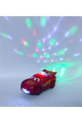 Pilli Müzikli Cars Şimşek Mcquinn 95 Piston Cup Dil Çıkaran Disco Işıklı Araba 3-S