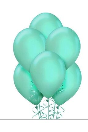 Sihirli Parti Metalik Balon Su Yeşili (20 Adet) HKN-409