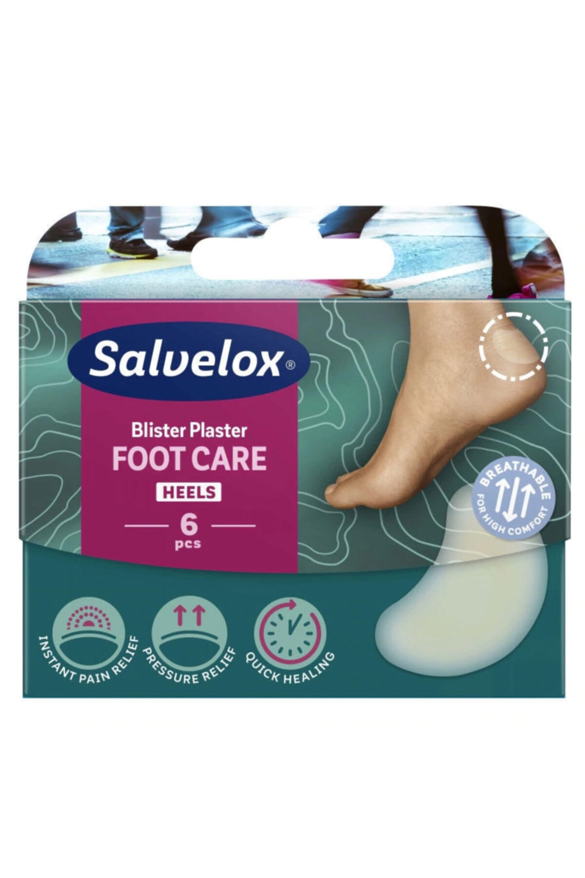 salvelox foot care topuk yara bandi 6 adet fiyati yorumlari trendyol