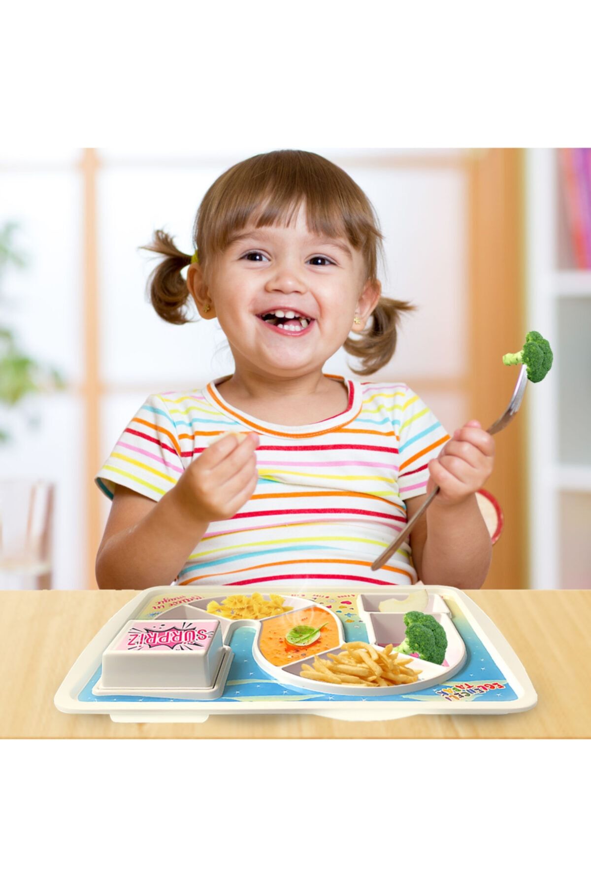 DERELİ-2 Kinds of Child Nutrition and Food Aquarium Themed - 23X30.5X3Cm Turkish Patented 5