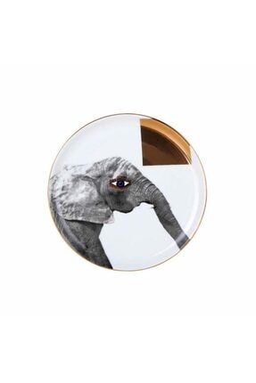 Wild Life Elephant Düz Tabak 20 cm 04alm005138 Kerman03082