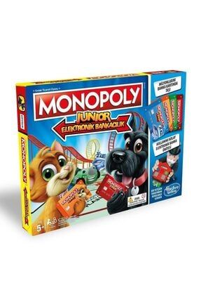 Games Monopoly Junior Elektronik Bankacılık Kutu Oyunu E1842 6555.00028