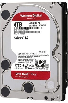 Red 4tb 5400rpm 256mb Sata3 6gbit/sn 40efzx Nas Hdd WD40EFZX