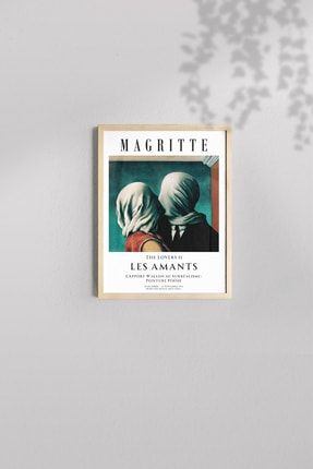 René Magritte The Lovers Iı Çerçeveli Vintage Poster ÇM-P00017