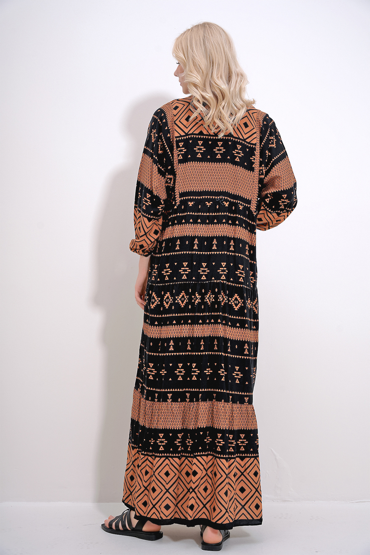 لباس زنانه آلاچاتی | ALC-X12039 Trend Alaçatı Stili - Image 4