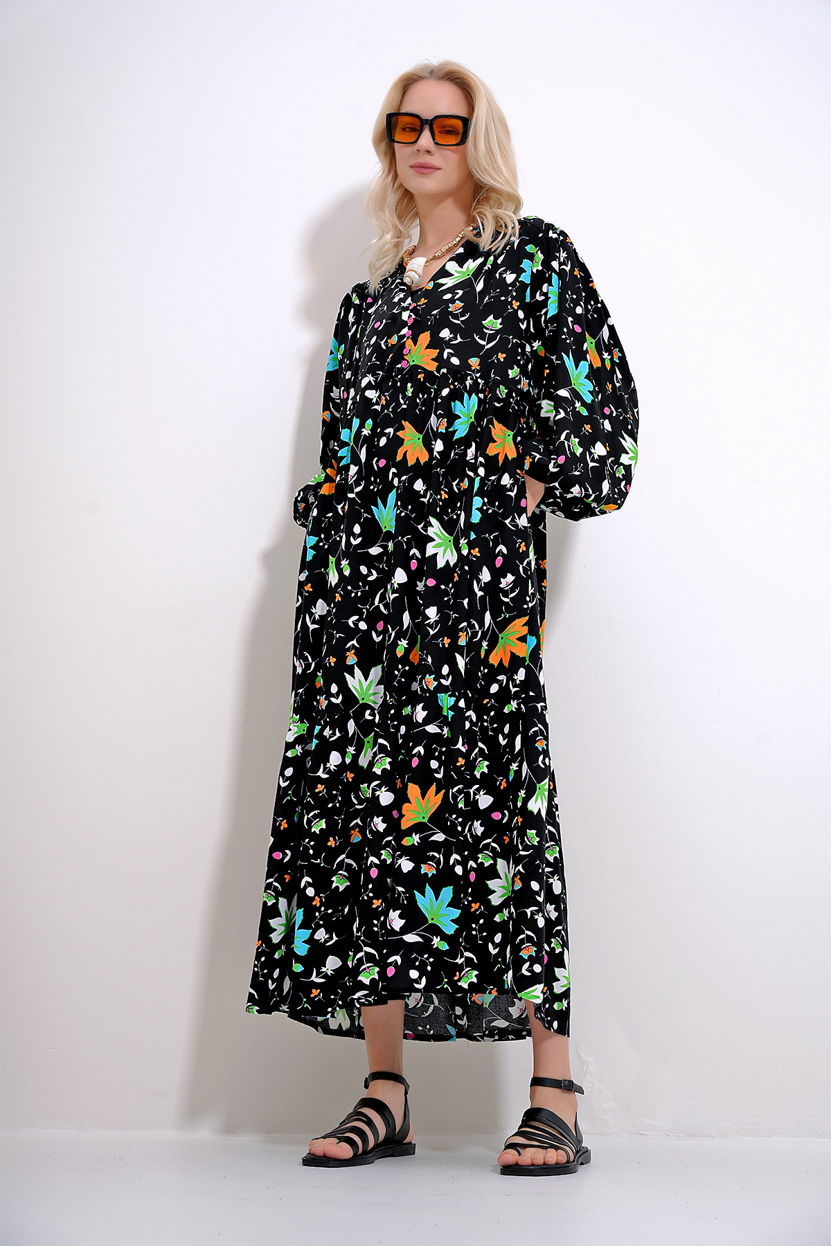 لباس زنانه آلاچاتی | ALC-X12022 Trend Alaçatı Stili - Image 2