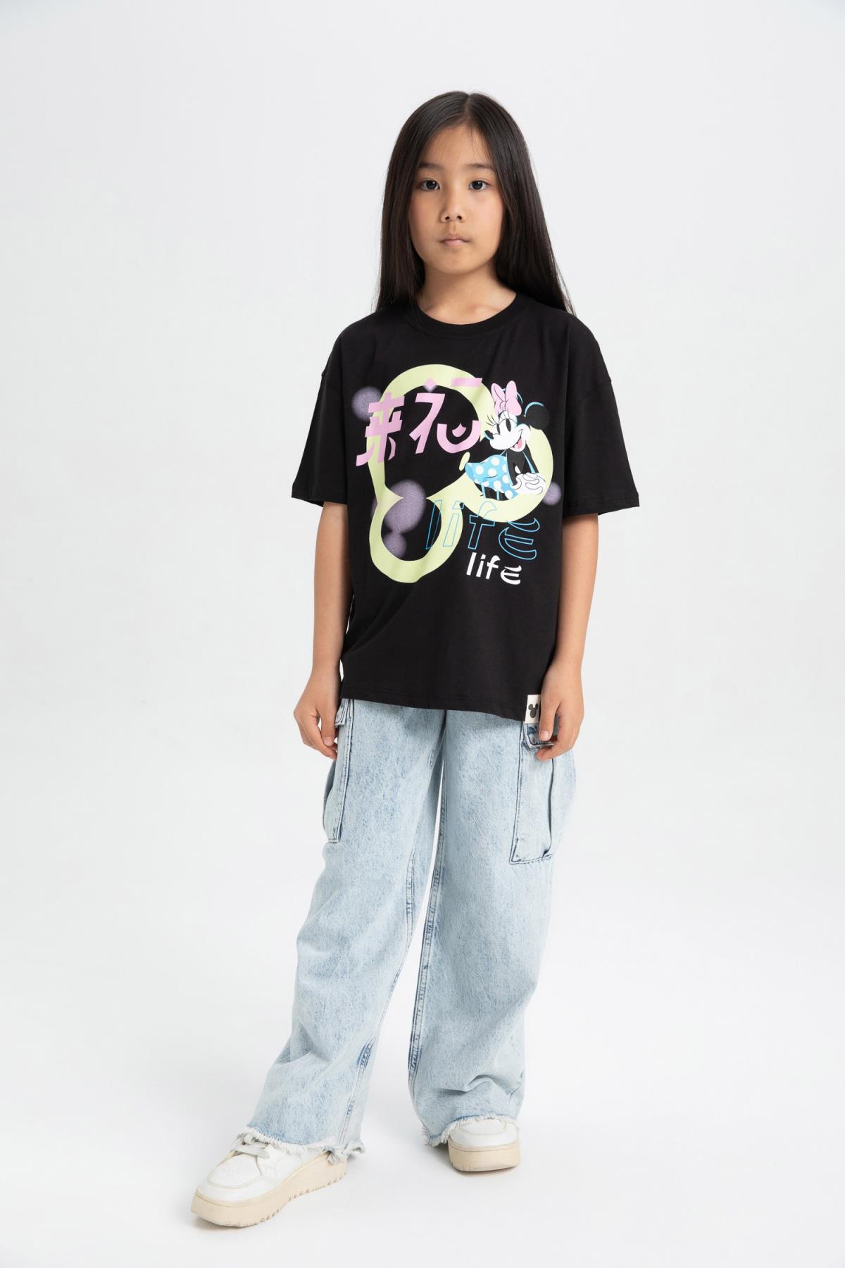 تیشرت دخترانه دفاکتو Defacto اورجینال دخترانه کد کالا C5938A824SM - تصویر 2