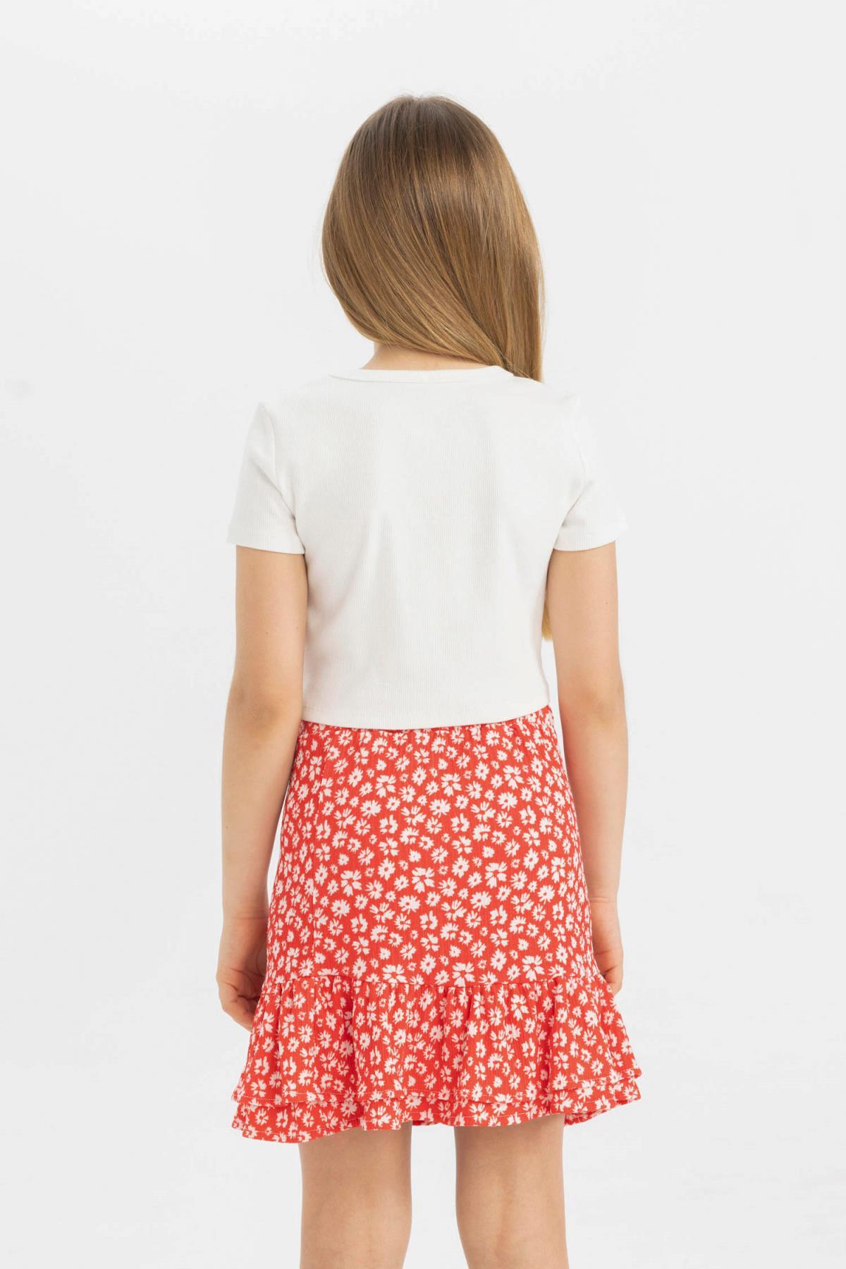 تی شرت دخترانه دفاکتو | C4510A824SM Defacto - Image 5