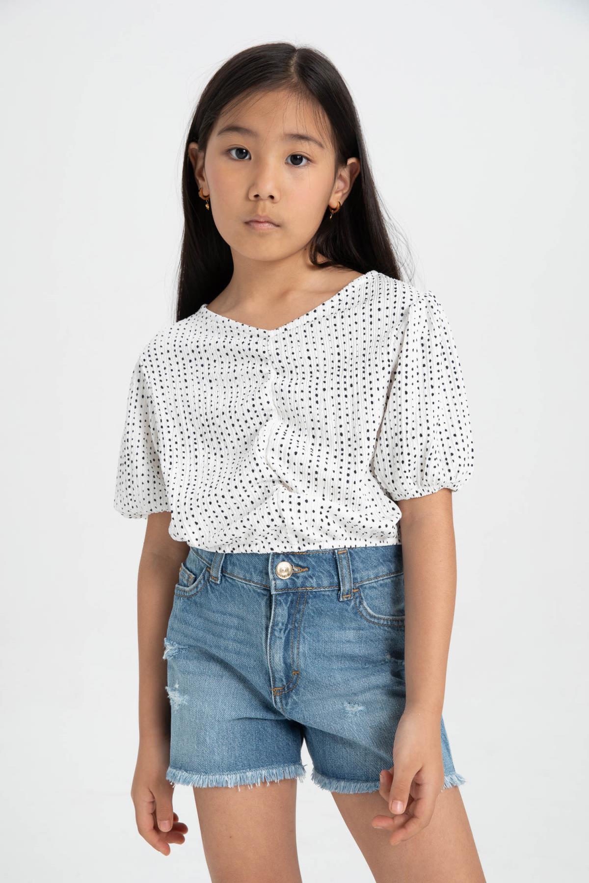 تی شرت دخترانه دفاکتو | C5283A824SM Defacto - Image 4