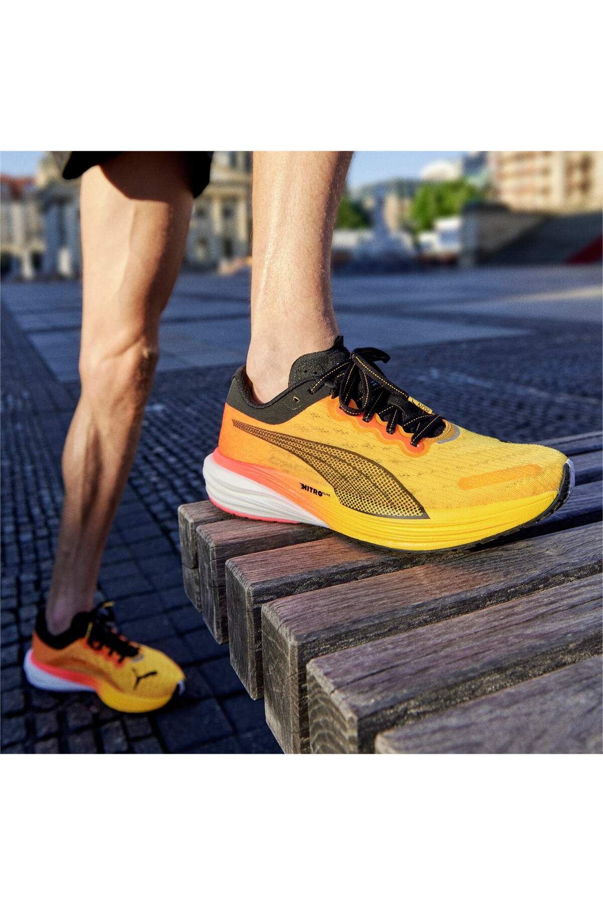 کفش دو و تمرین زرد مردانه های رانینگ Nitro 2 Puma