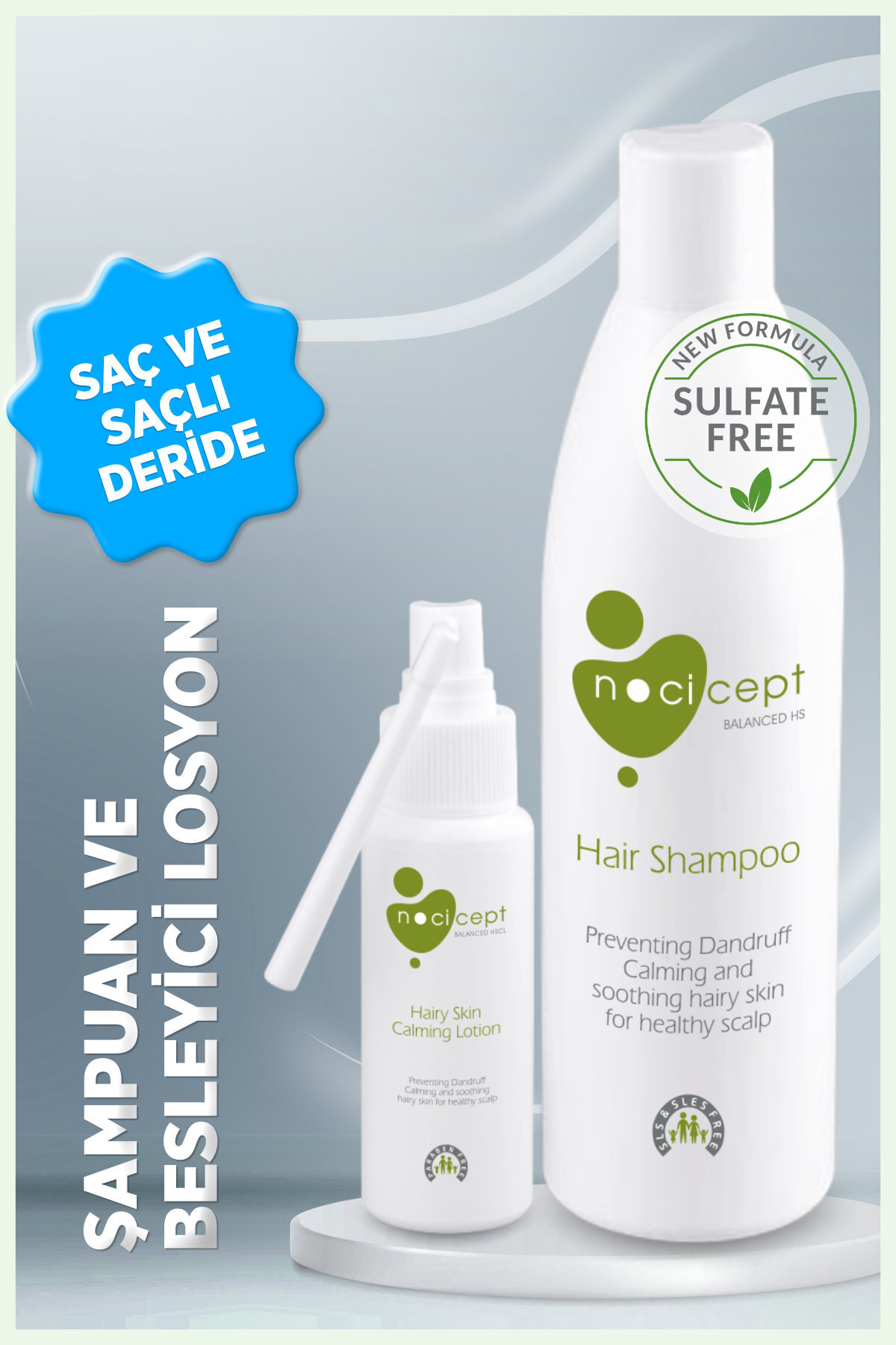 Nocicept Balanced Hs & Hscl Hair Shampoo & Hair Lotion 250 Ml & 30