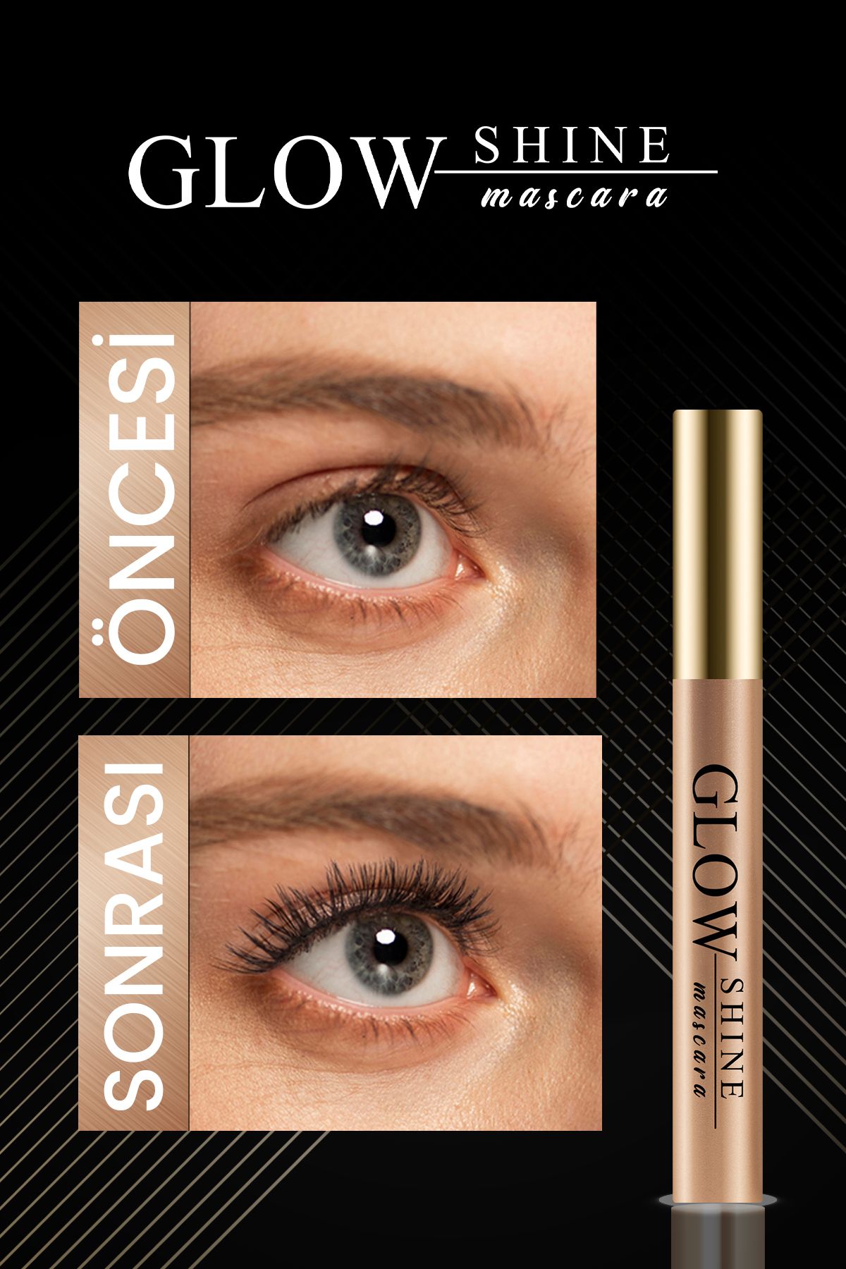 PROCSIN-GLOW SHINE Nourishing Mascara with Volume and Length Feeding Baicapil 10 ml 2